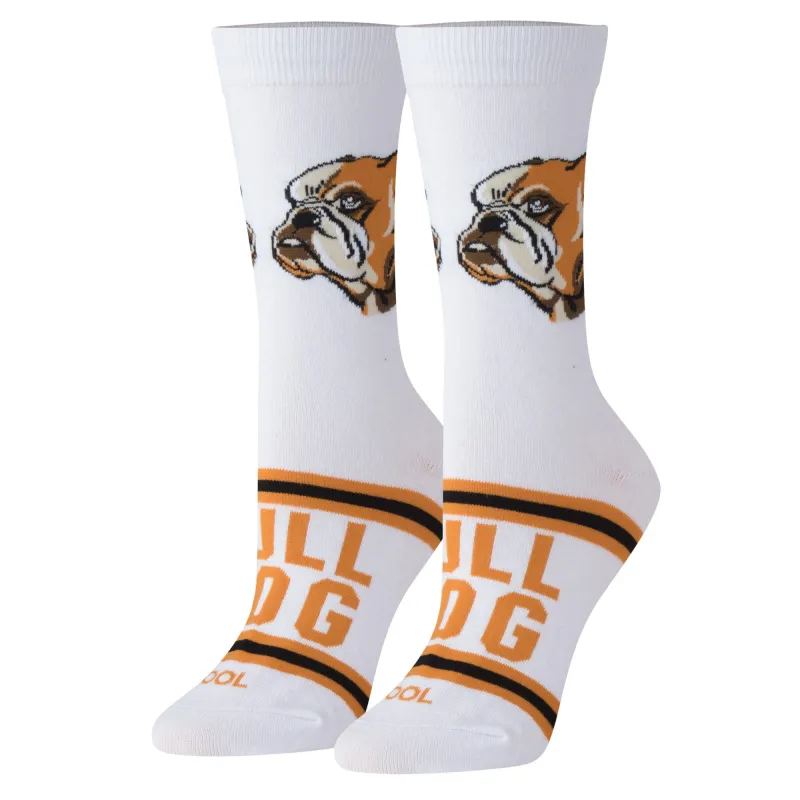 Bulldog Women's Crew Socks sold by Odd Sox
