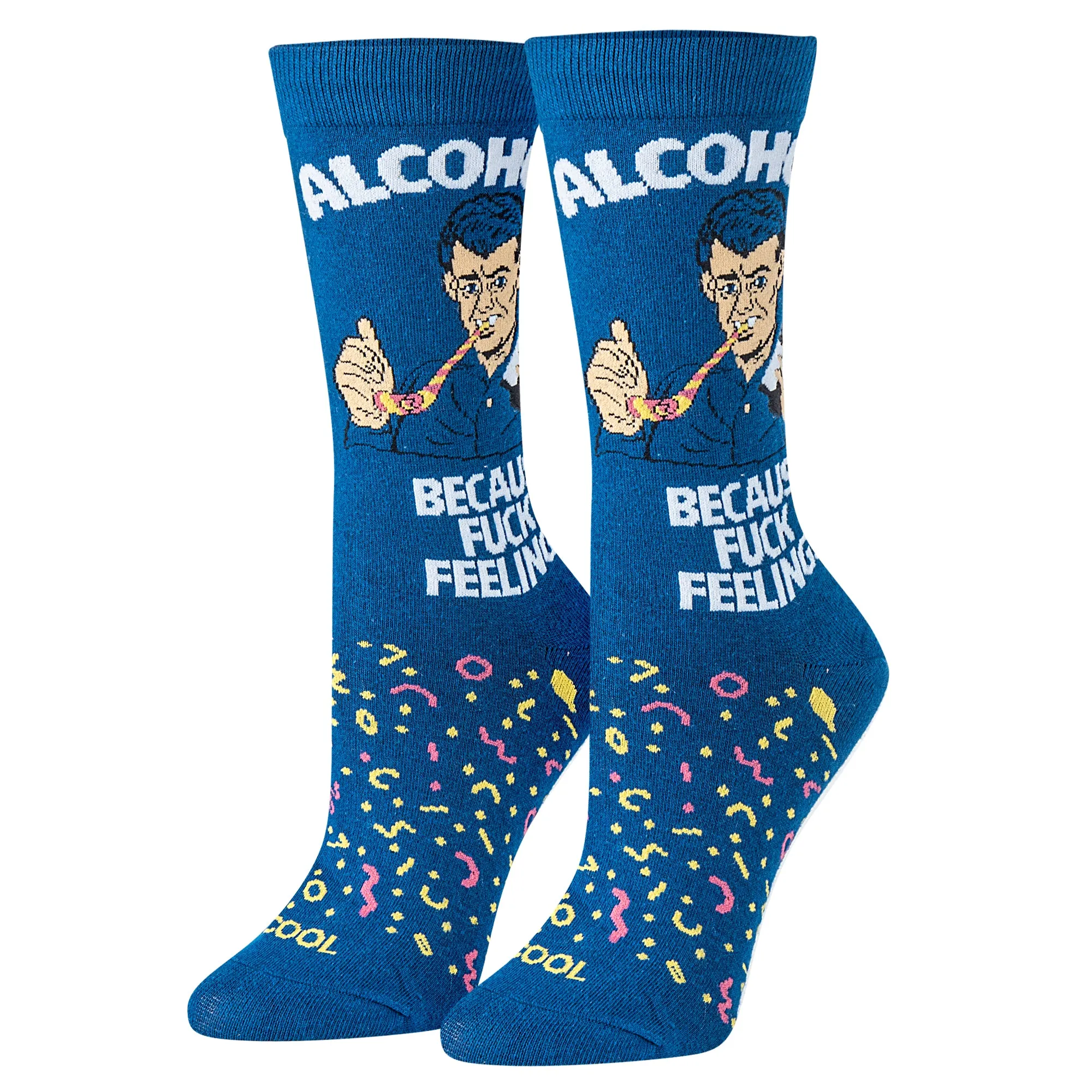 Alcohol Women's Crew Socks sold by Odd Sox