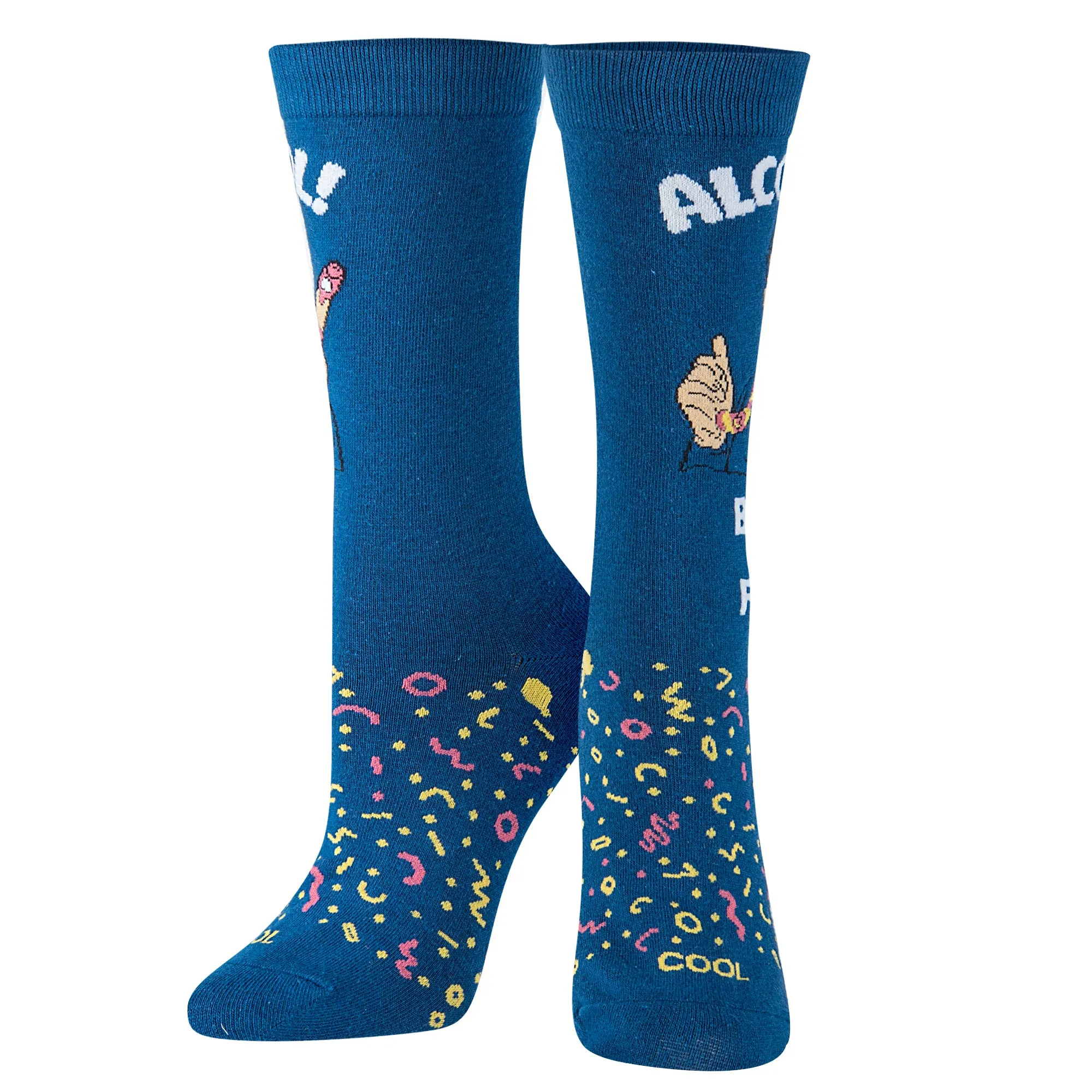 Alcohol Women's Crew Socks sold by Odd Sox product image thumbnail 2