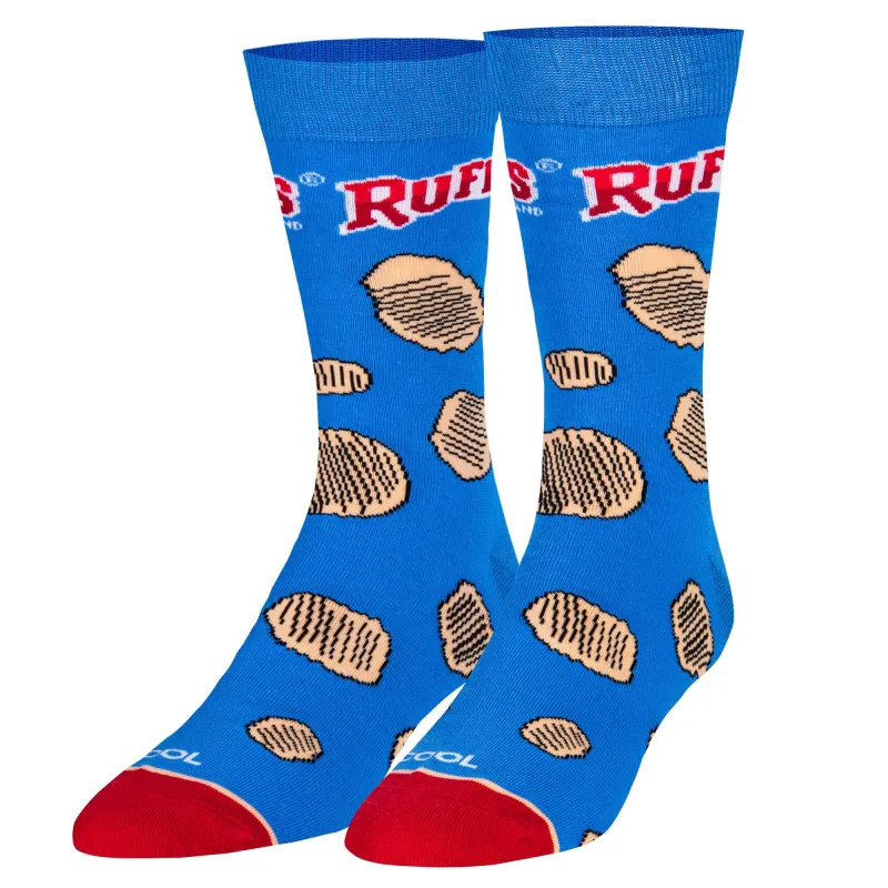 Ruffles Chips Men's Crew Socks sold by Odd Sox
