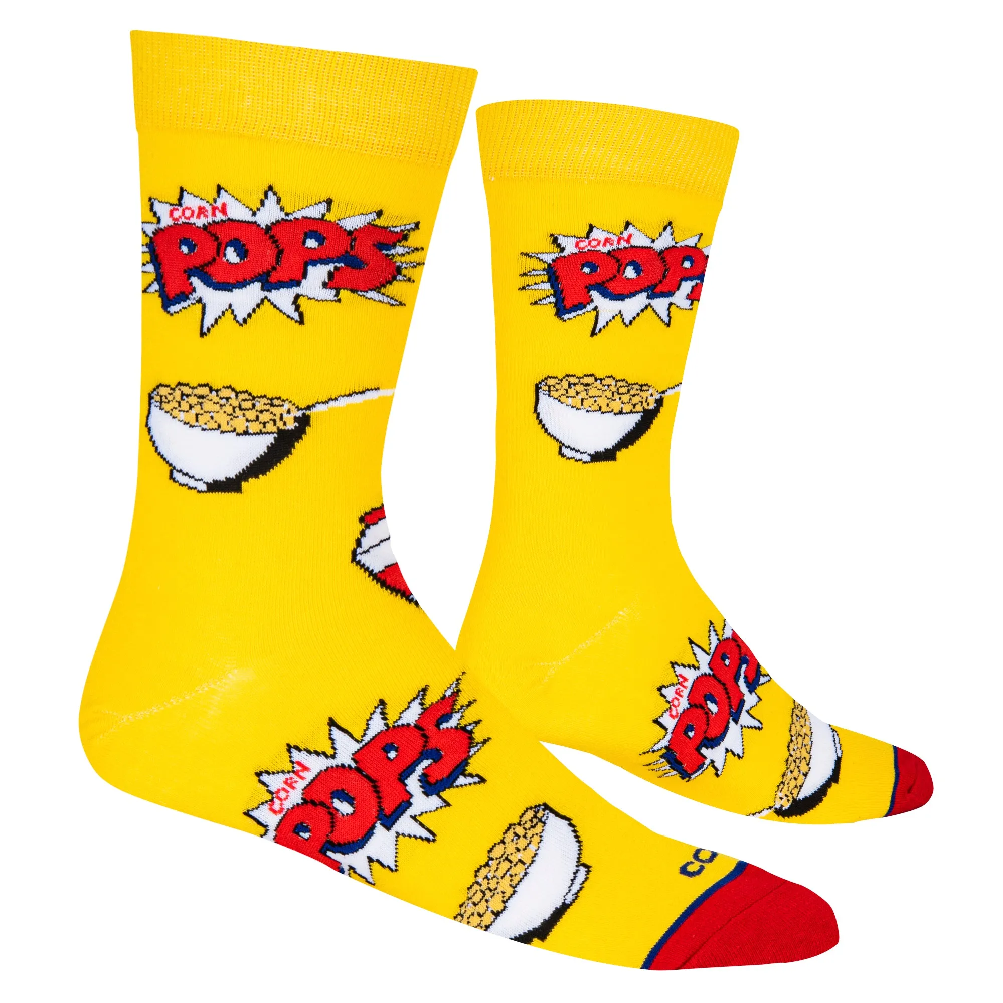 Corn Pops Cereal Bowls Men's Crew Socks sold by Odd Sox product image thumbnail 3