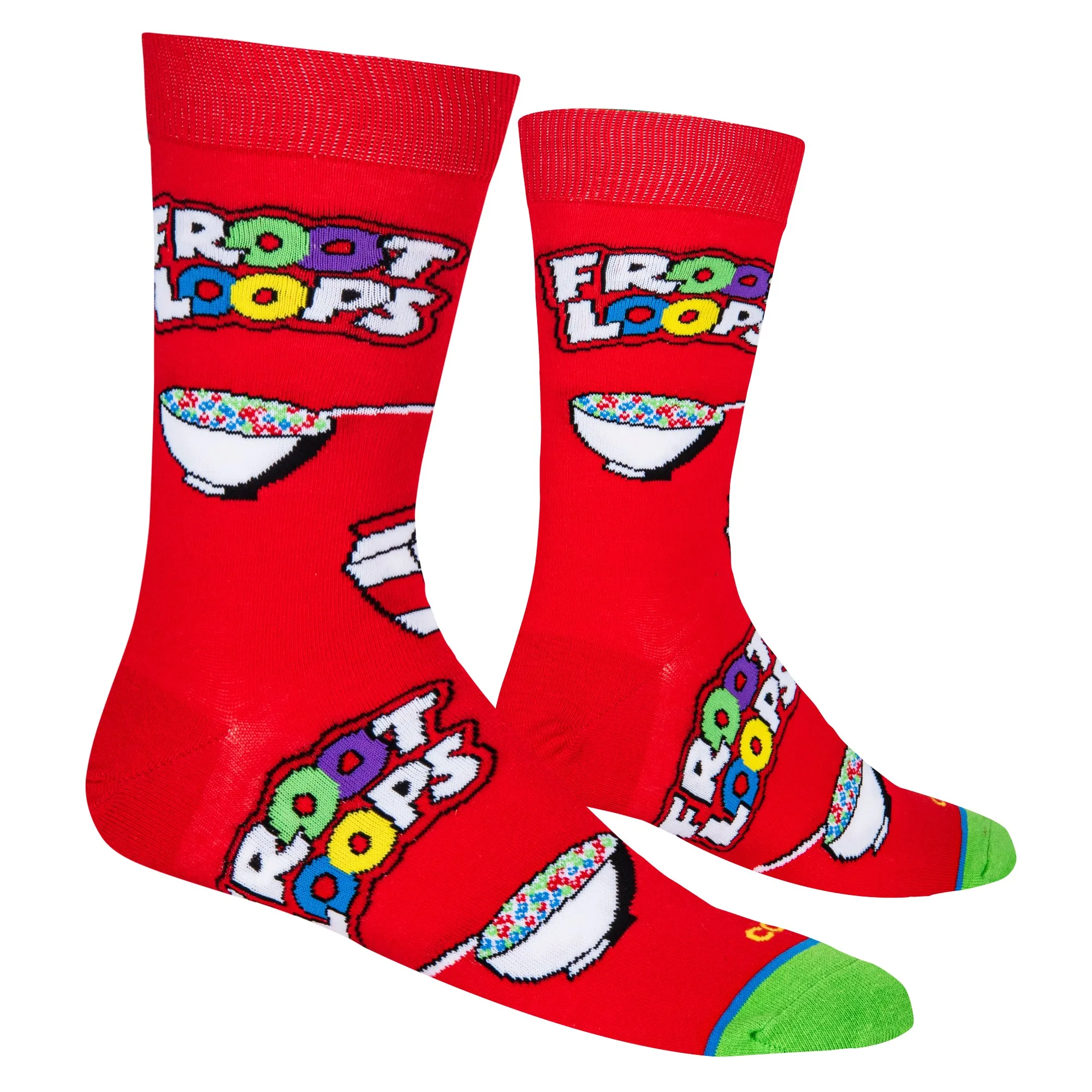 Froot Loops Cereal Bowl Men's Crew Socks sold by Odd Sox product image thumbnail 3