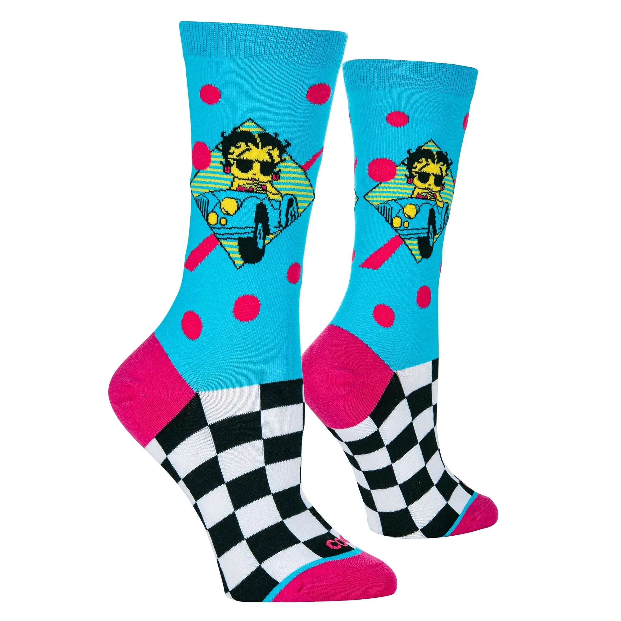Betty Boop New Wave Women's Crew Socks sold by Odd Sox product image thumbnail 3