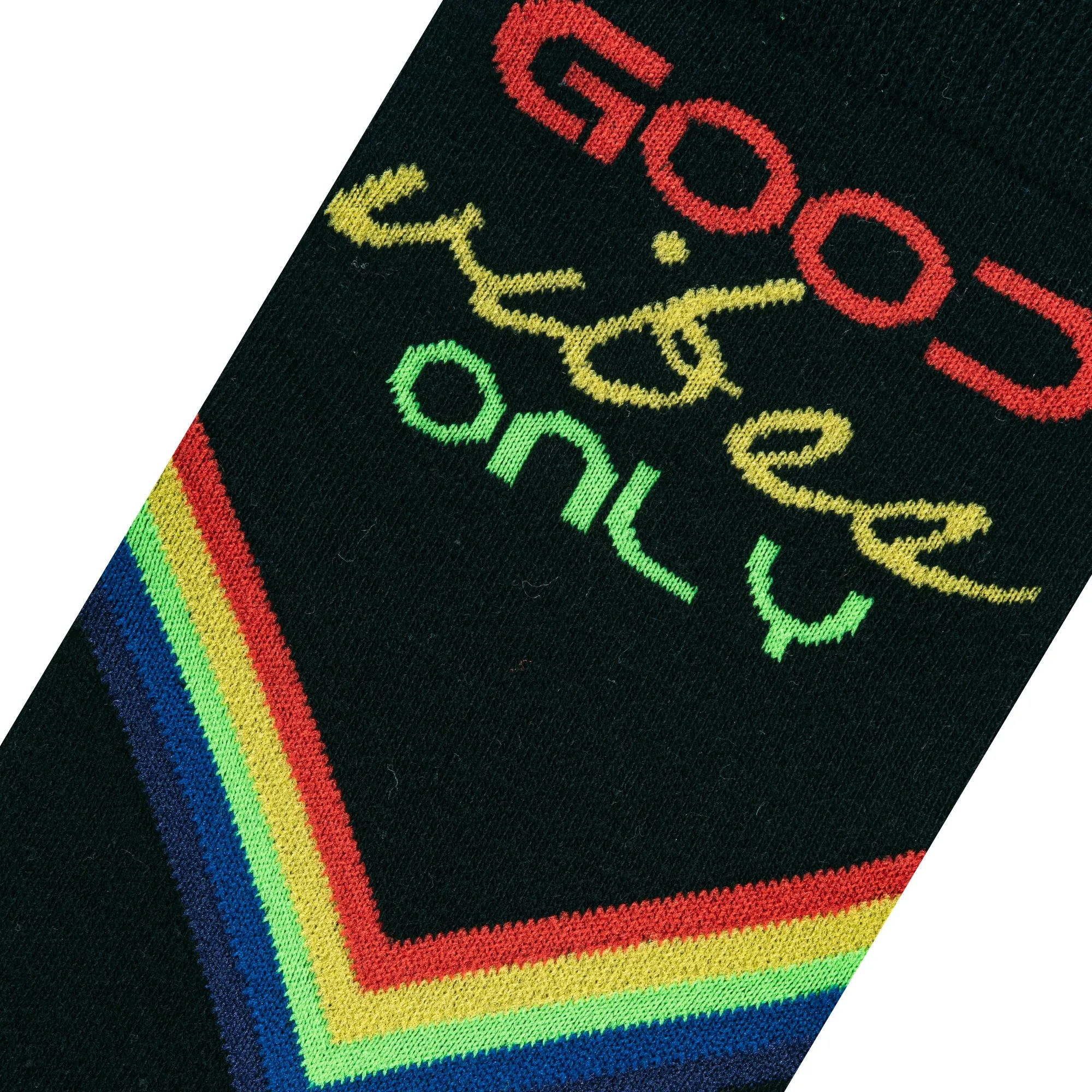 Good Vibes Only Women's Crew Socks sold by Odd Sox product image thumbnail 4