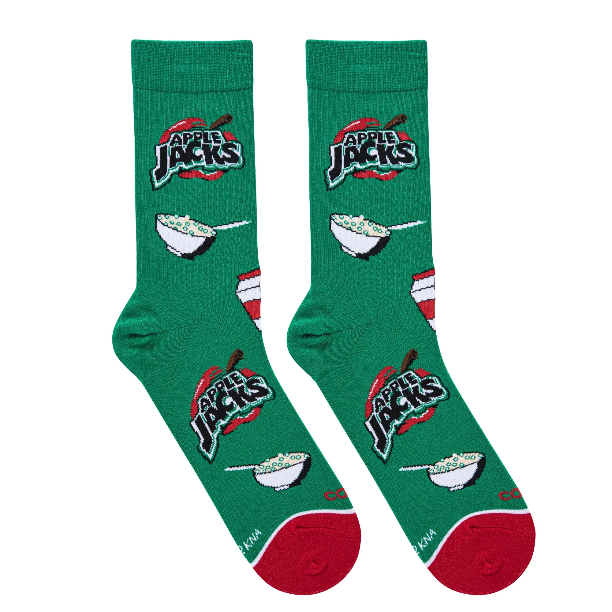 Apple Jacks Cereal Bowl Men's Crew Socks sold by Odd Sox product image thumbnail 5
