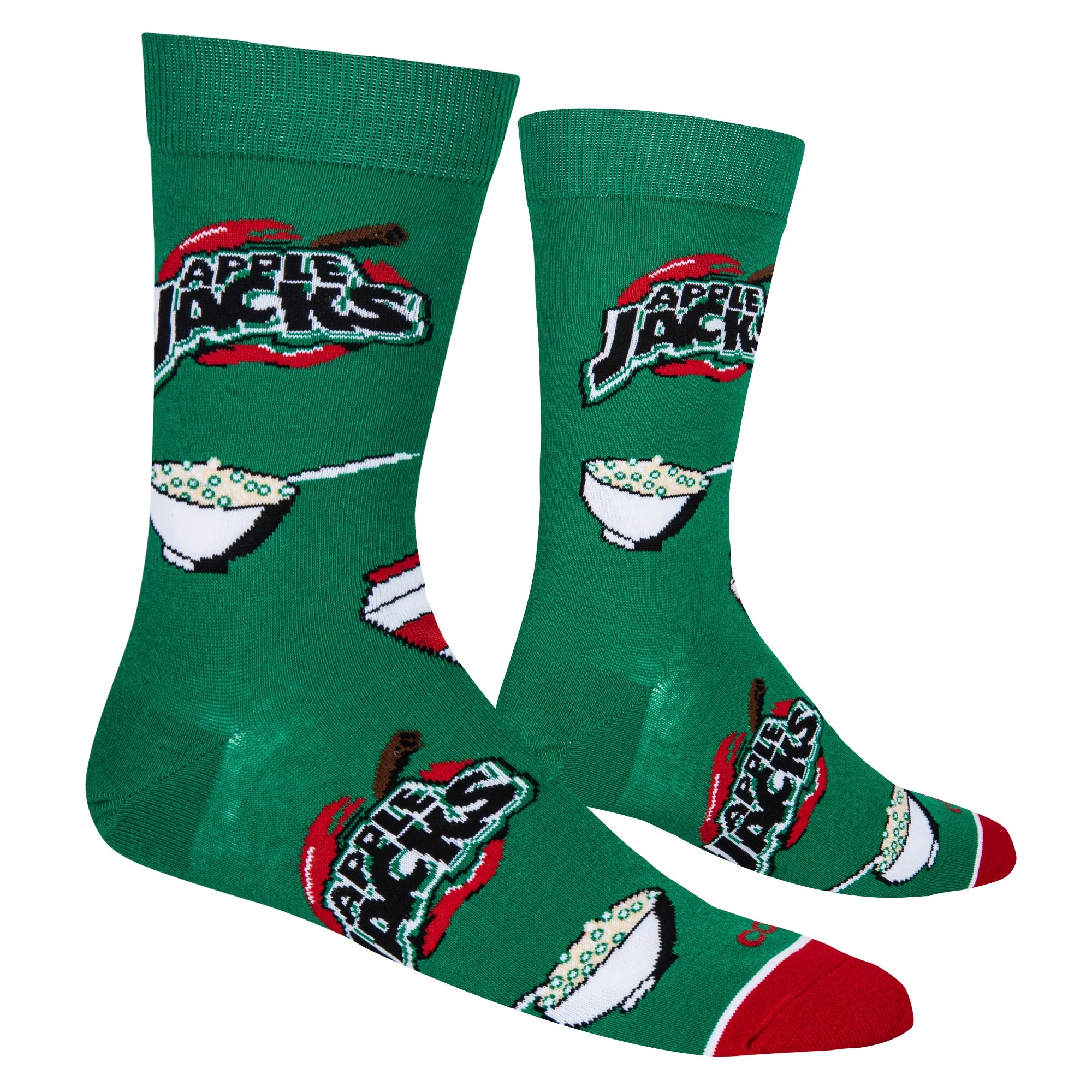 Apple Jacks Cereal Bowl Men's Crew Socks sold by Odd Sox product image thumbnail 3