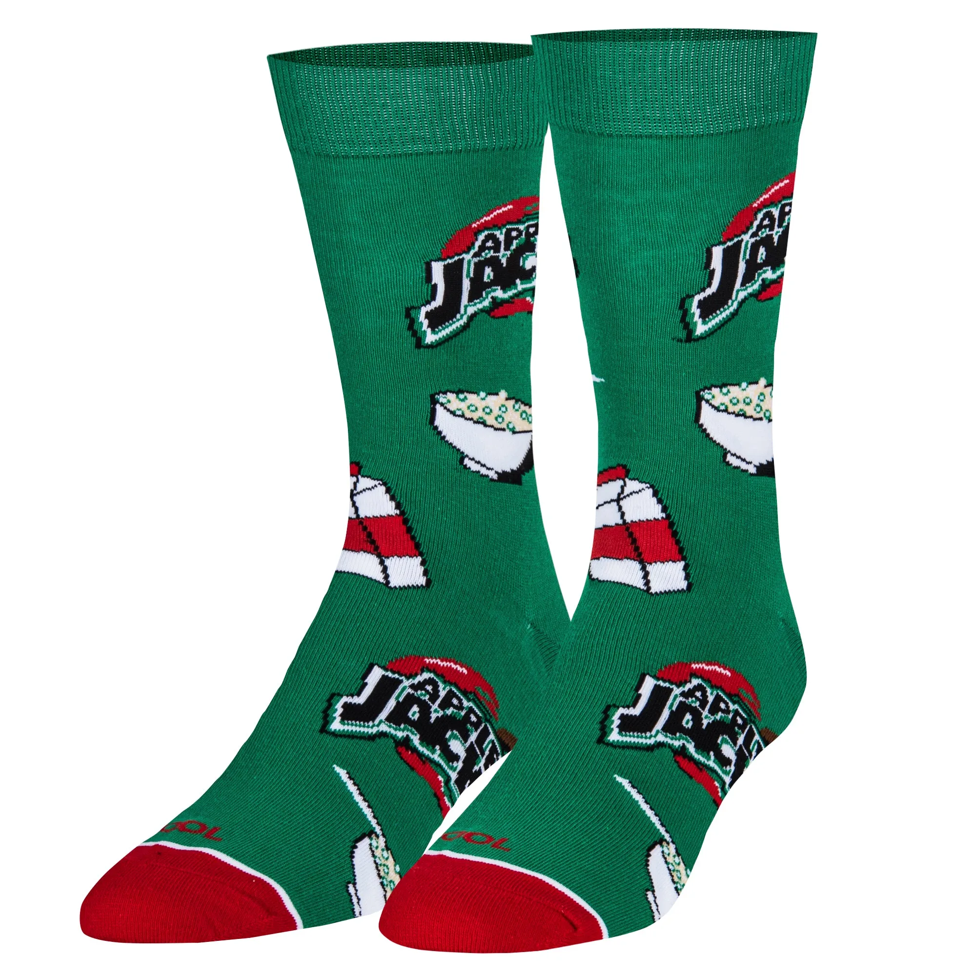 Apple Jacks Cereal Bowl Men's Crew Socks sold by Odd Sox