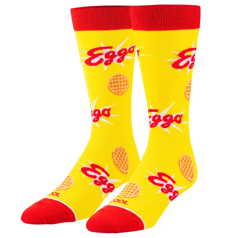 Eggo Waffles Men's Crew Socks sold by Odd Sox