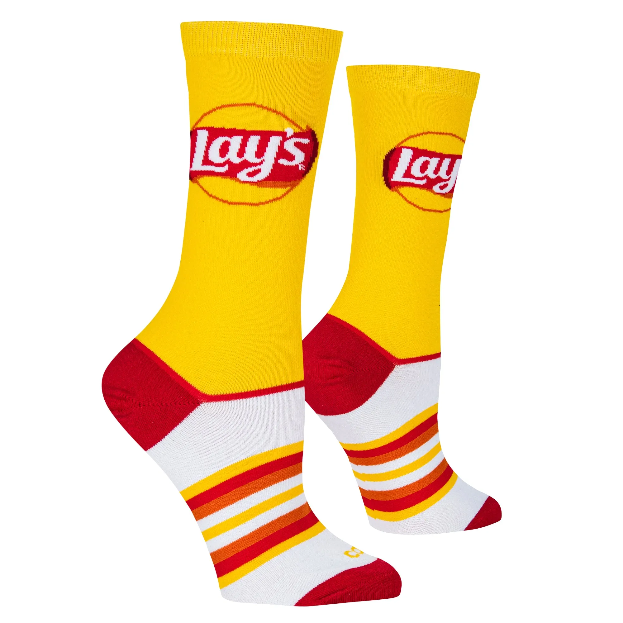Lays Stripes Women's Crew Socks sold by Odd Sox product image thumbnail 3