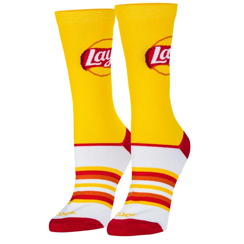 Lays Stripes Women's Crew Socks sold by Odd Sox