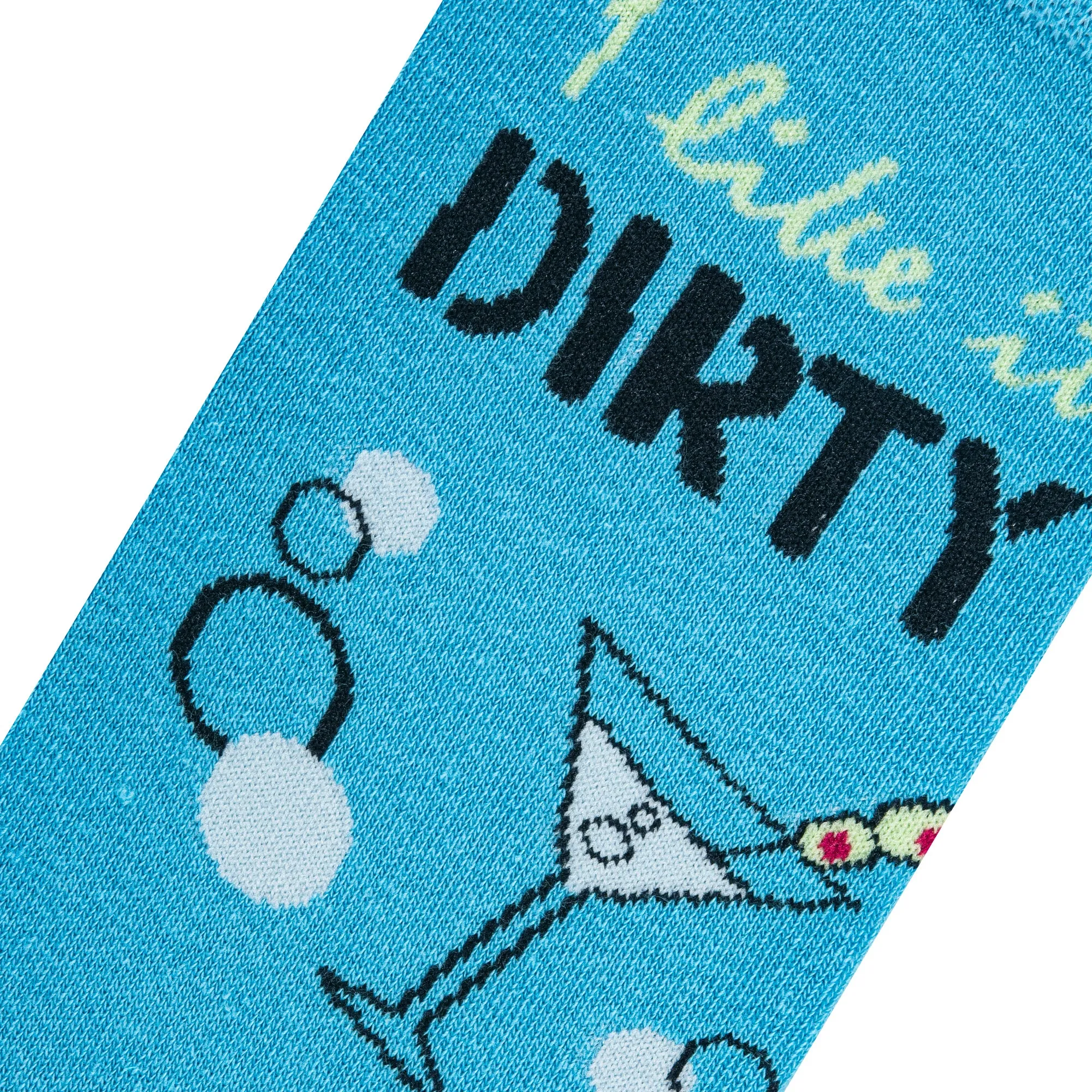 I Like It Dirty Women's Crew Socks sold by Odd Sox product image thumbnail 4
