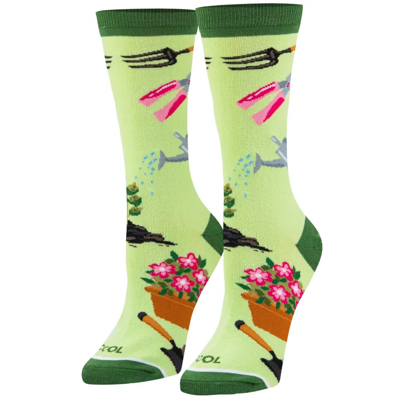 Gardening Women's Crew Socks sold by Odd Sox
