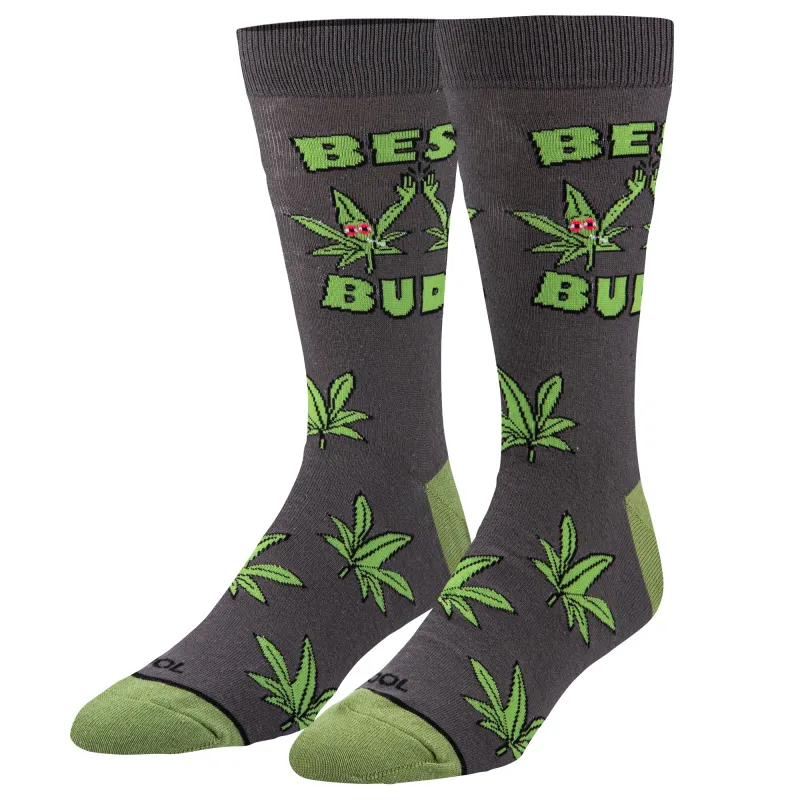 Best Buds Men's Crew Socks sold by Odd Sox