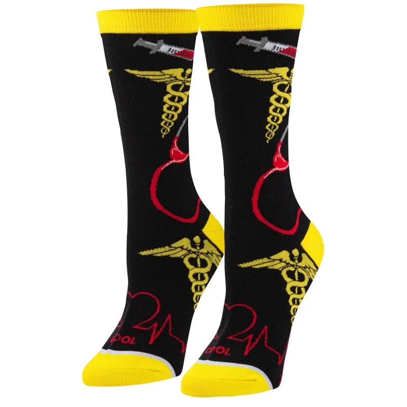 Nurse Women's Crew Socks sold by Odd Sox