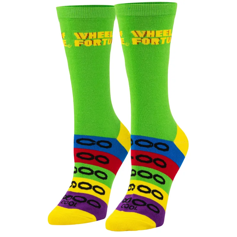 Wheel Of Fortune Women's Crew Socks sold by Odd Sox
