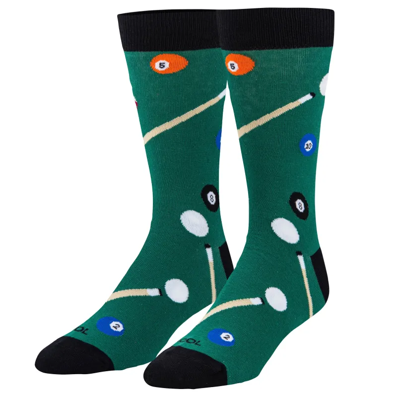 Billiards Men's Crew Socks sold by Odd Sox