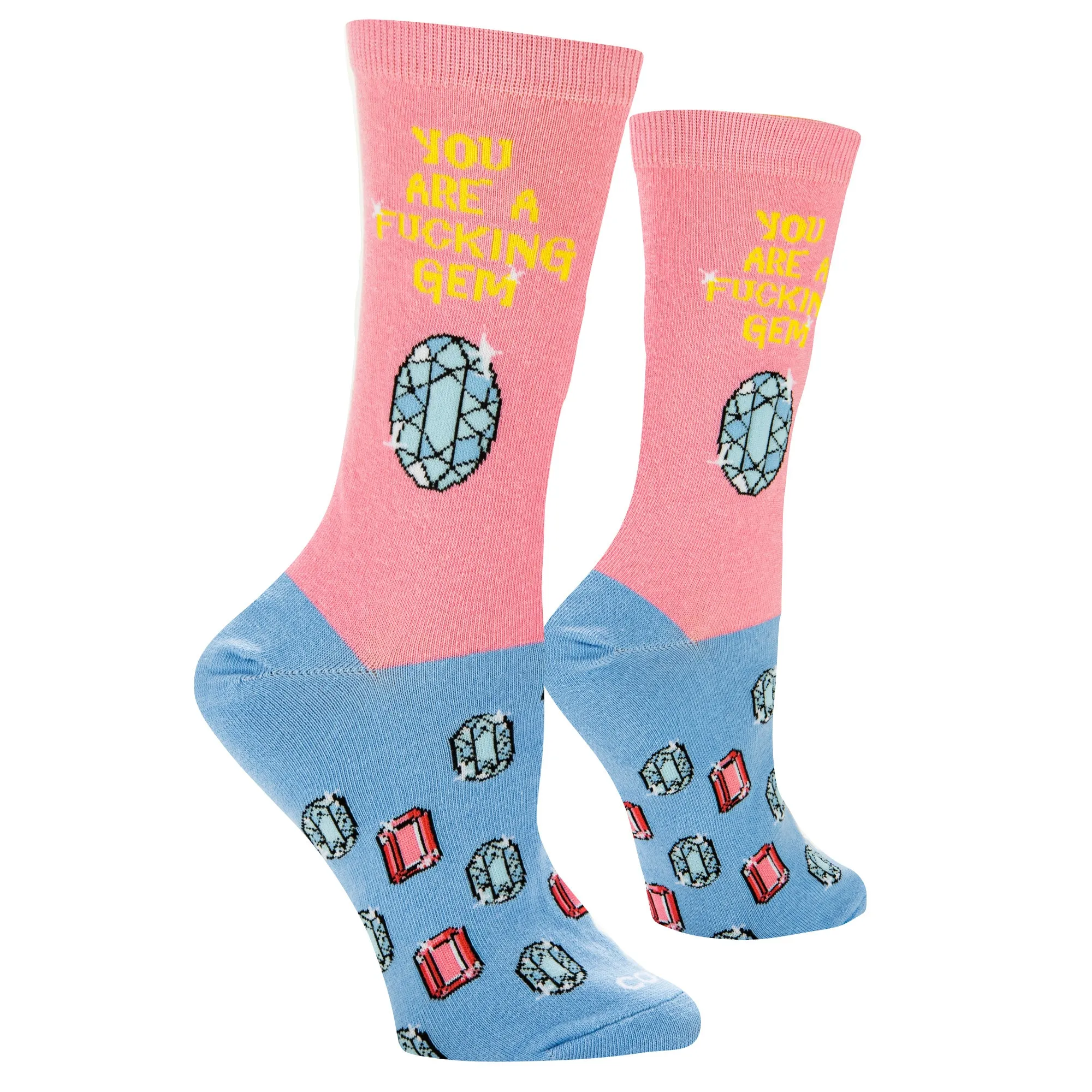 Fucking Gem Women's Crew Socks sold by Odd Sox product image thumbnail 3