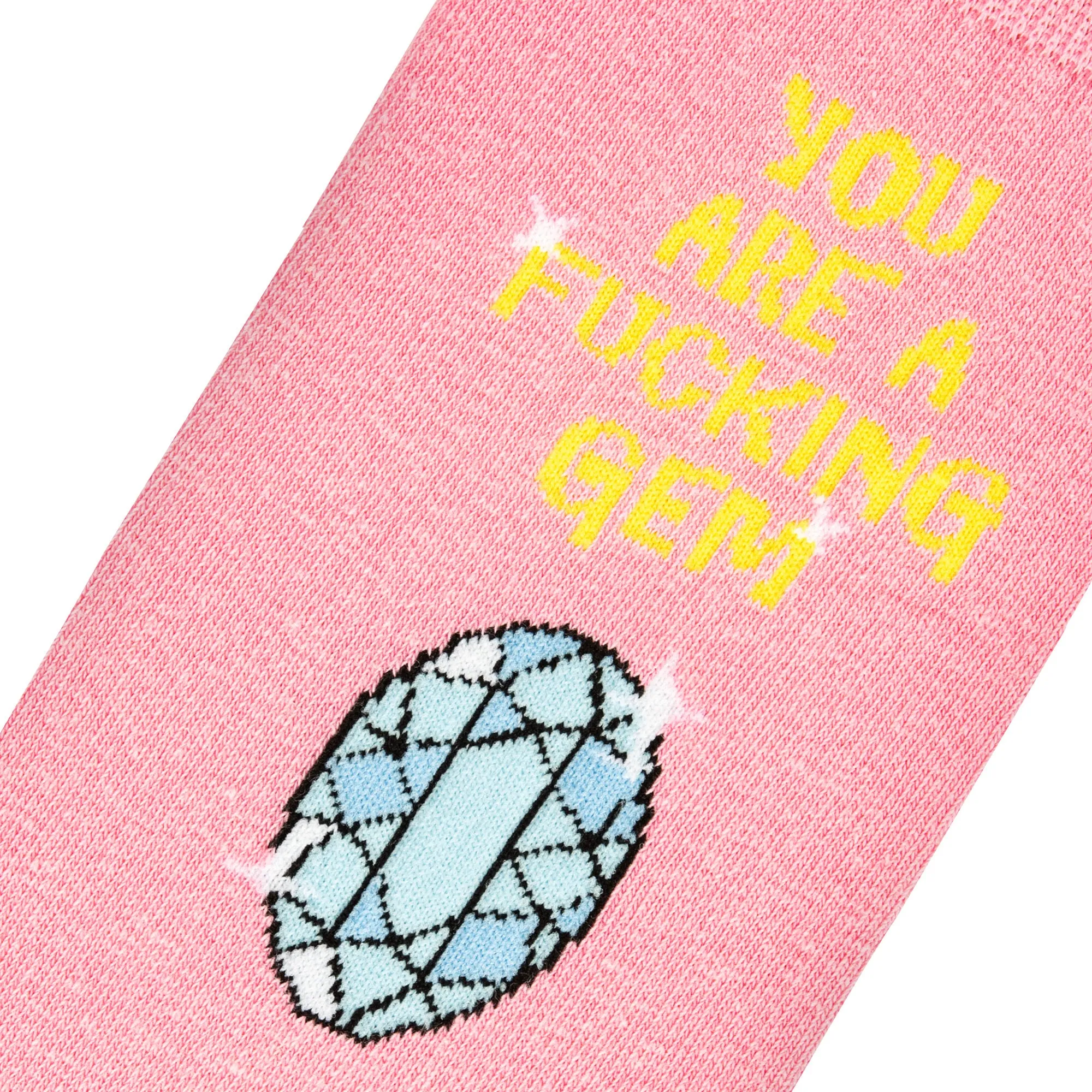 Fucking Gem Women's Crew Socks sold by Odd Sox product image thumbnail 4