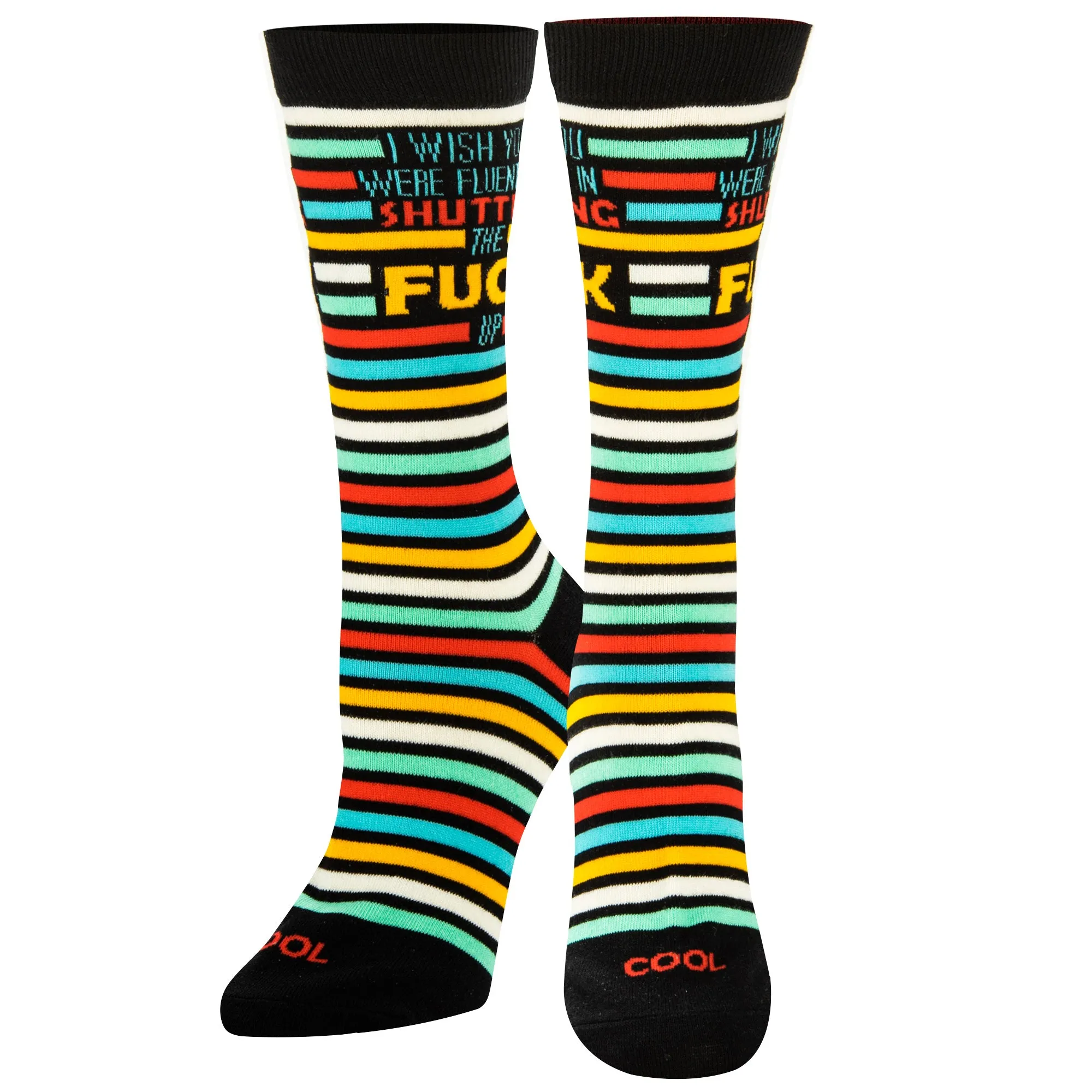 Fluent Women's Crew Socks sold by Odd Sox product image thumbnail 2