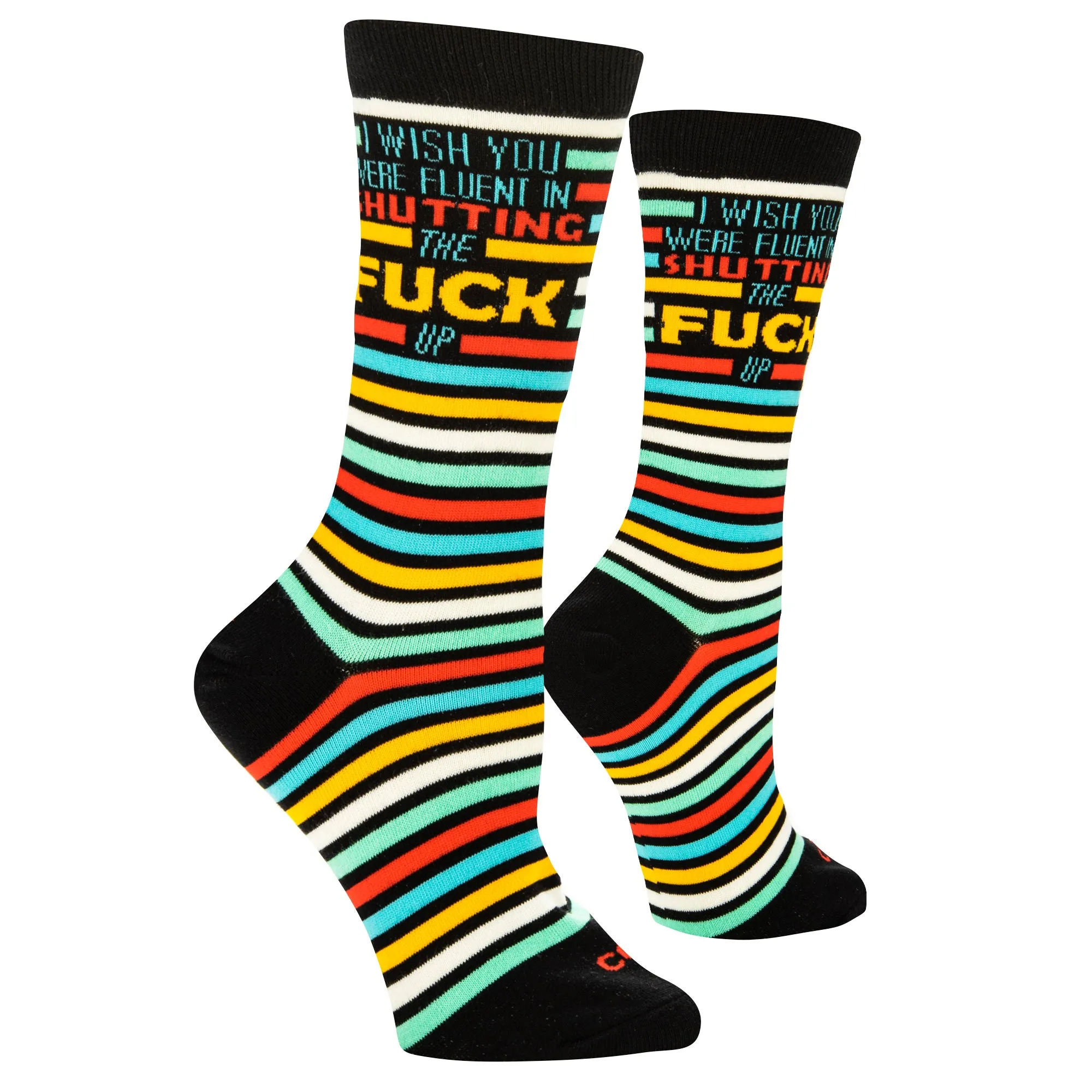 Fluent Women's Crew Socks sold by Odd Sox product image thumbnail 3