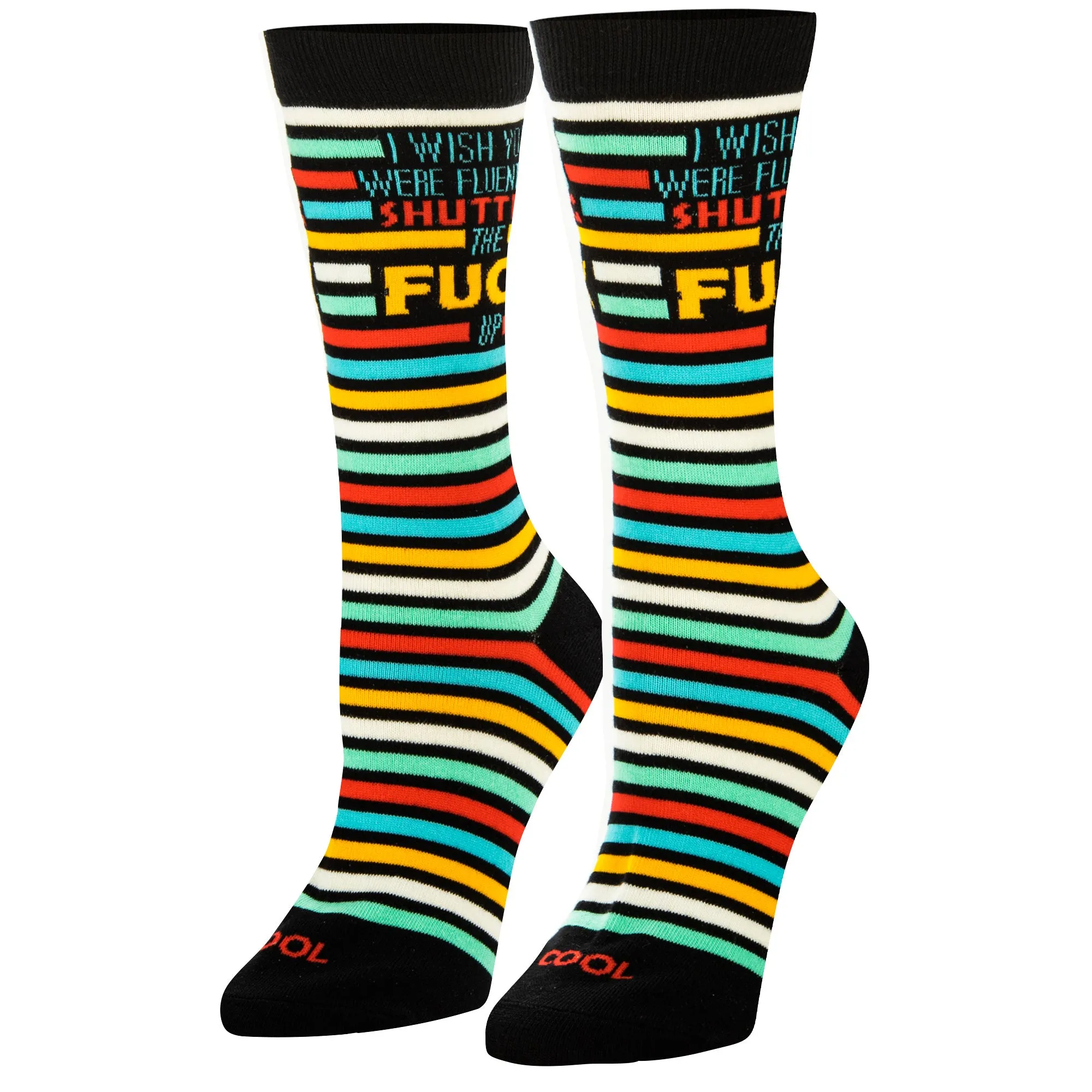 Fluent Women's Crew Socks sold by Odd Sox