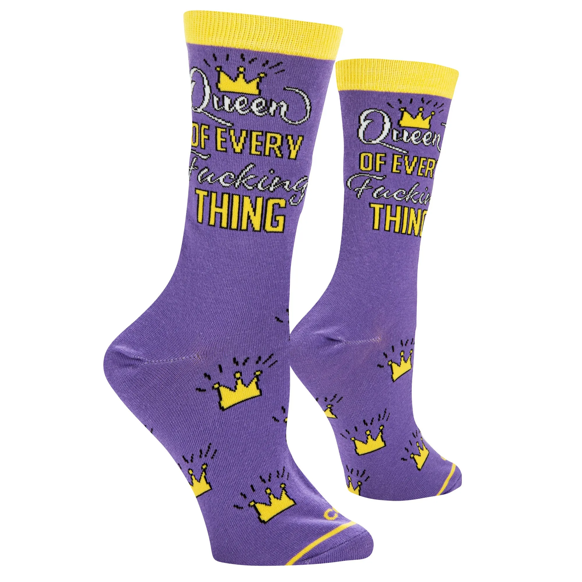 Queen Of Everything Women's Crew Socks sold by Odd Sox product image thumbnail 3