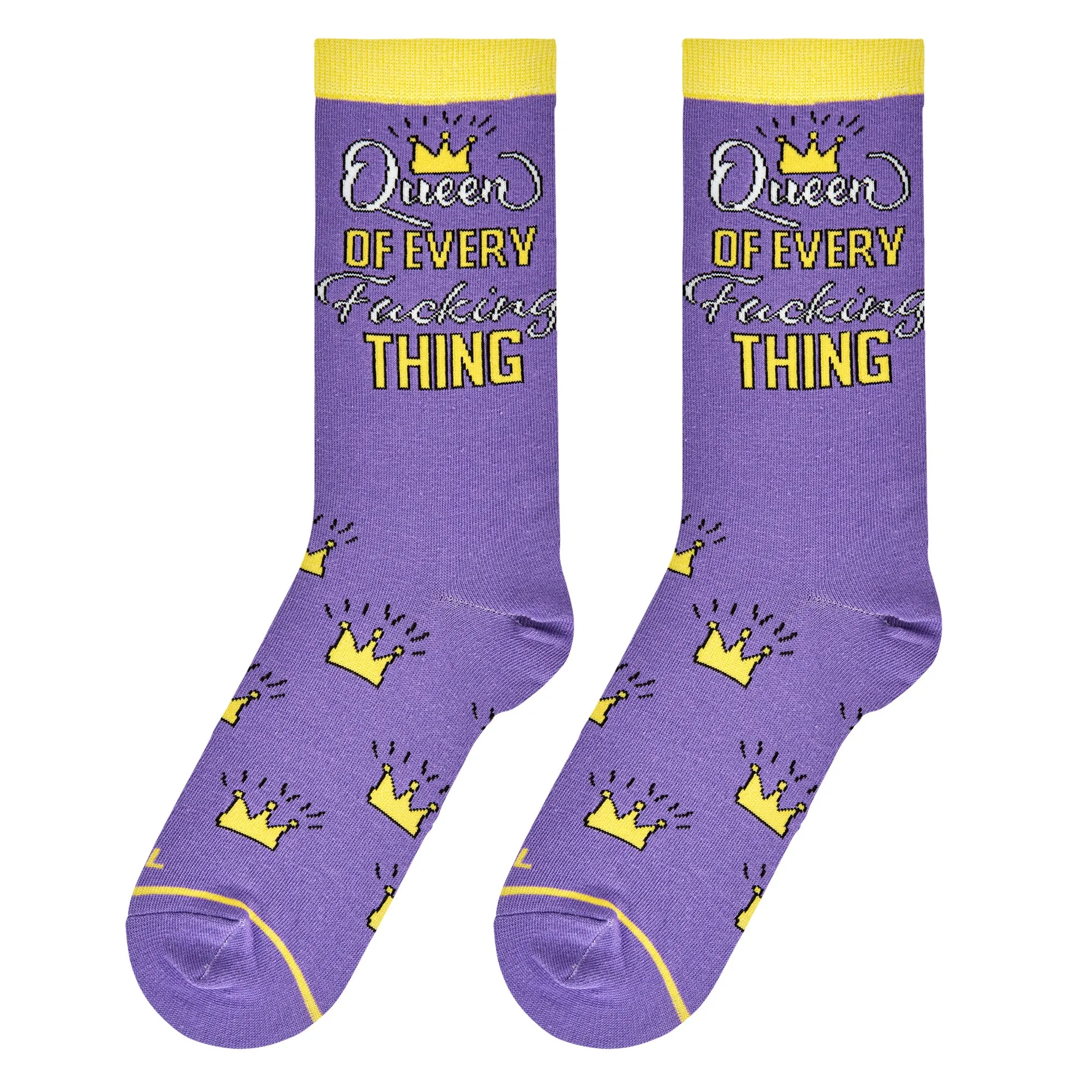 Queen Of Everything Women's Crew Socks sold by Odd Sox product image thumbnail 5