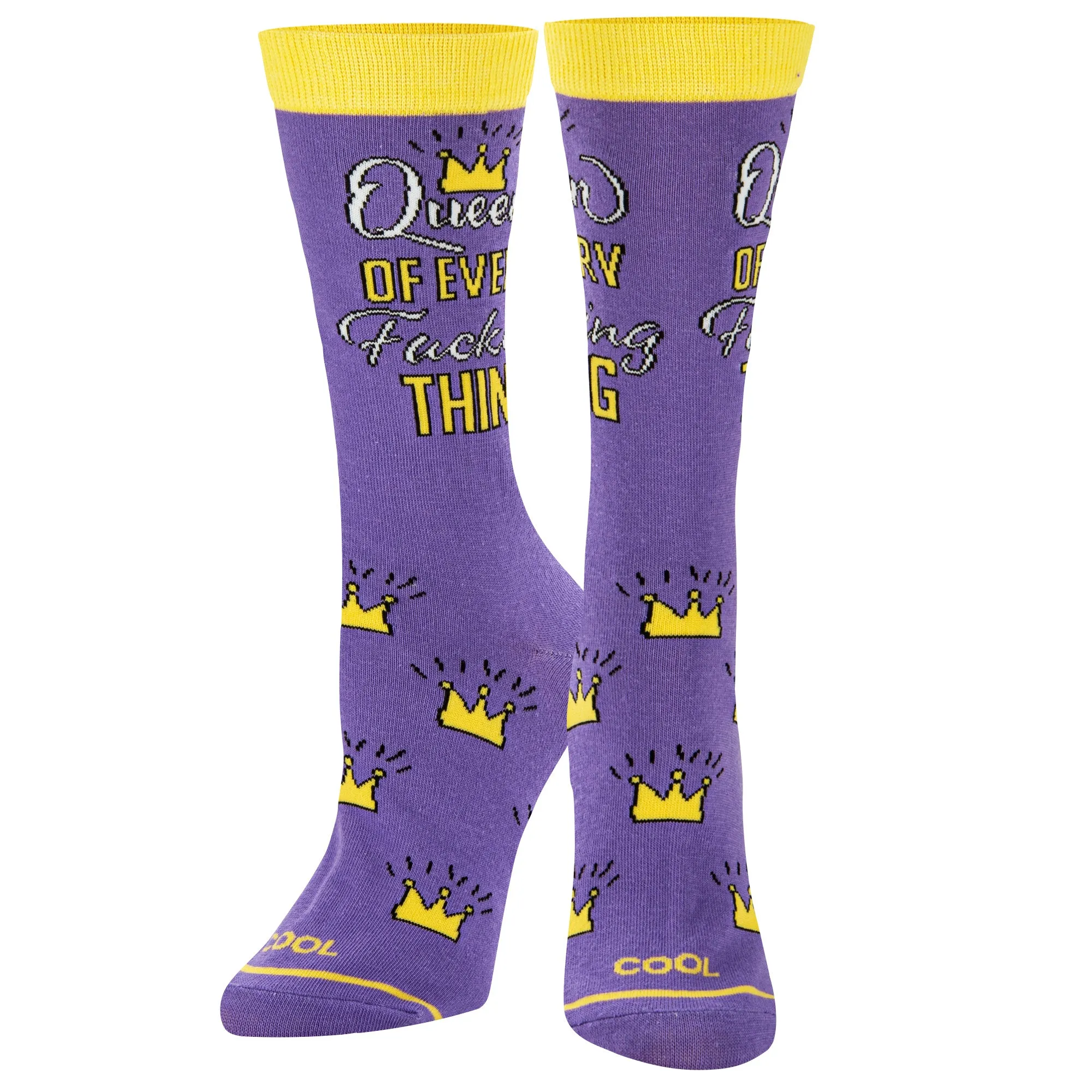Queen Of Everything Women's Crew Socks sold by Odd Sox product image thumbnail 2