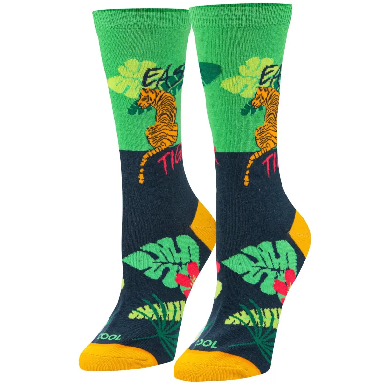Easy Tiger Women's Crew Socks sold by Odd Sox