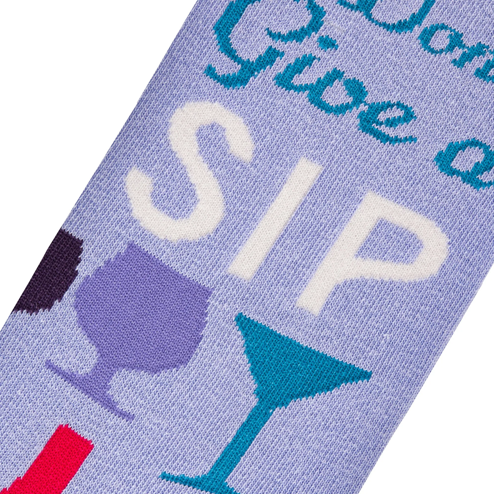 Don't Give A Sip Women's Crew Socks sold by Odd Sox product image thumbnail 4