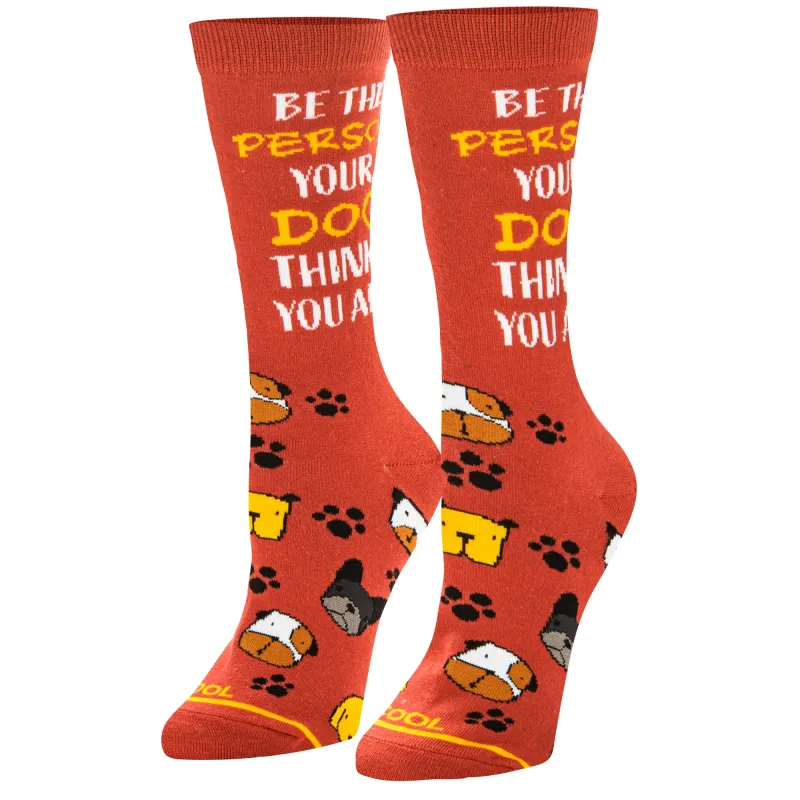 Be The Person Women's Crew Socks sold by Odd Sox