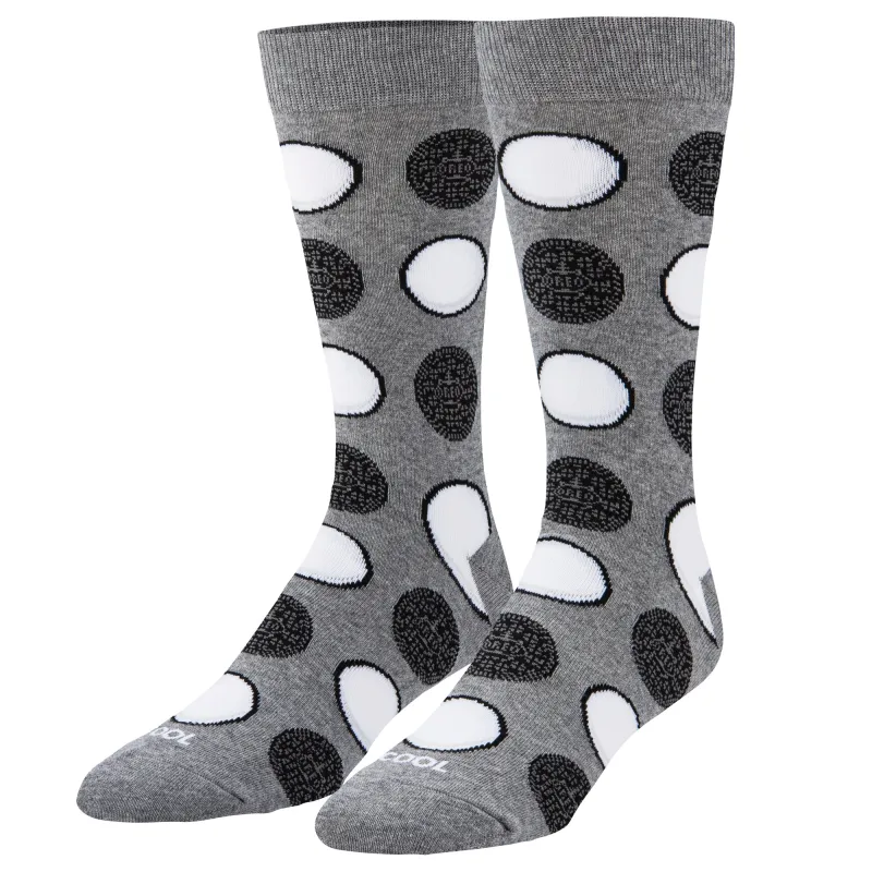 Oreo Cookies Heather Men's Crew Socks sold by Odd Sox