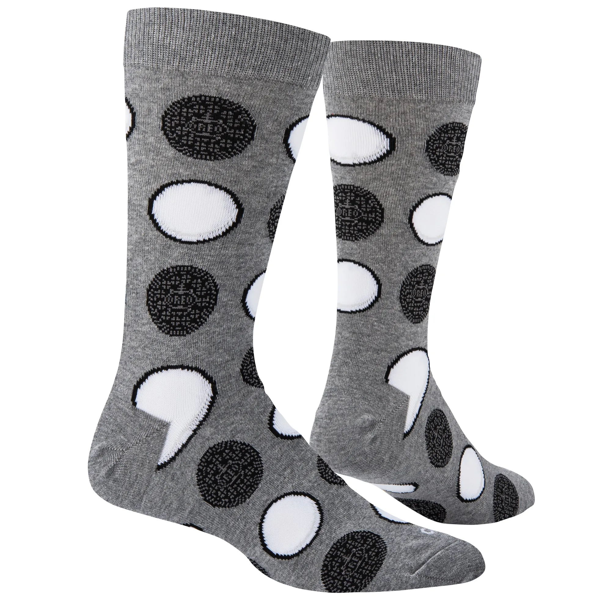 Oreo Cookies Heather Men's Crew Socks sold by Odd Sox product image thumbnail 3