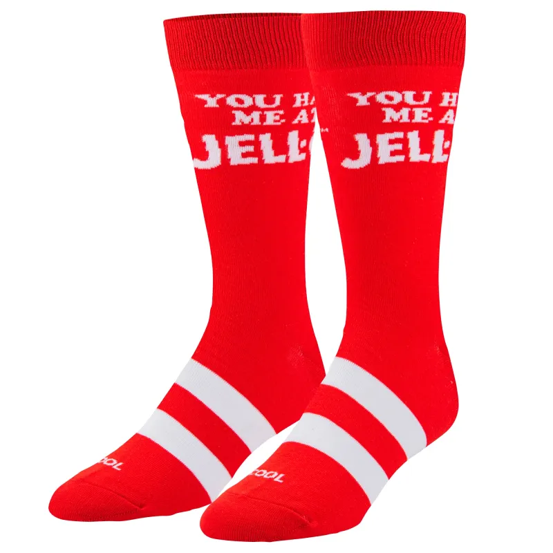 You Had Me At Jell-O Men's Crew Socks sold by Odd Sox