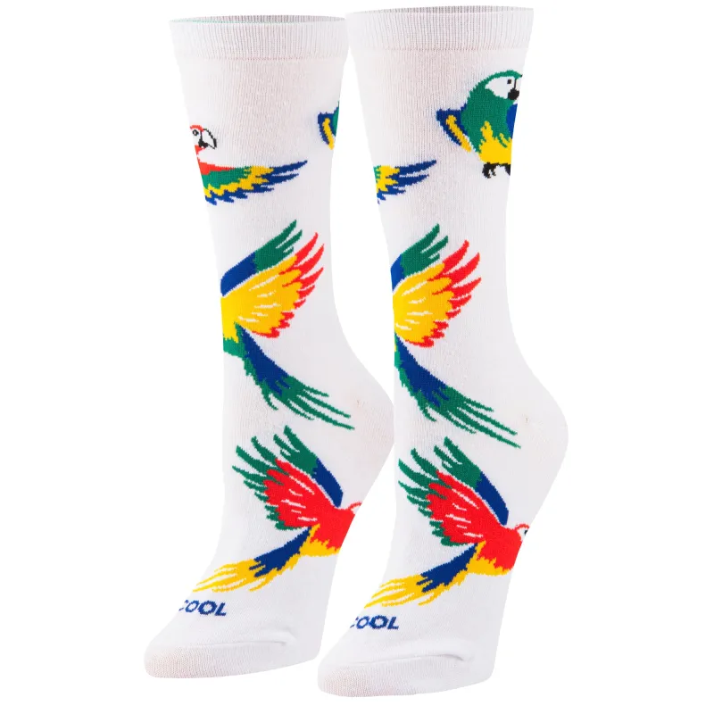 Parrots Women's Crew Socks sold by Odd Sox