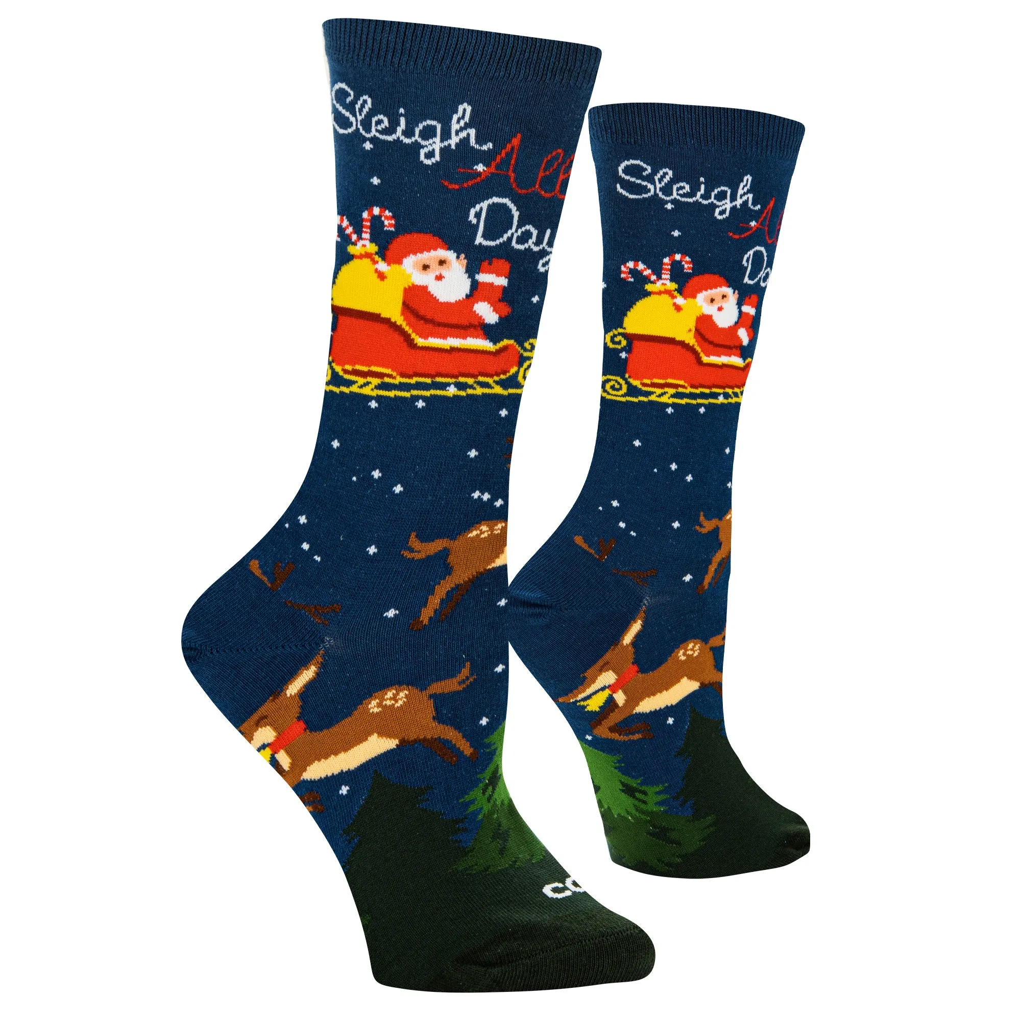 Sleigh All Day Women's Crew Socks sold by Odd Sox product image thumbnail 3
