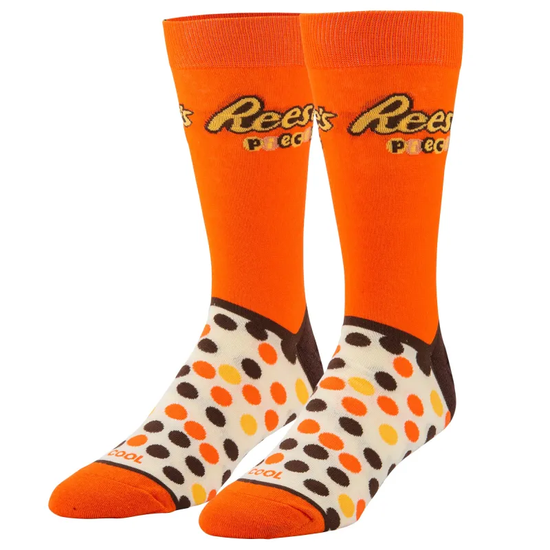Reese's Pieces Men's Crew Socks sold by Odd Sox