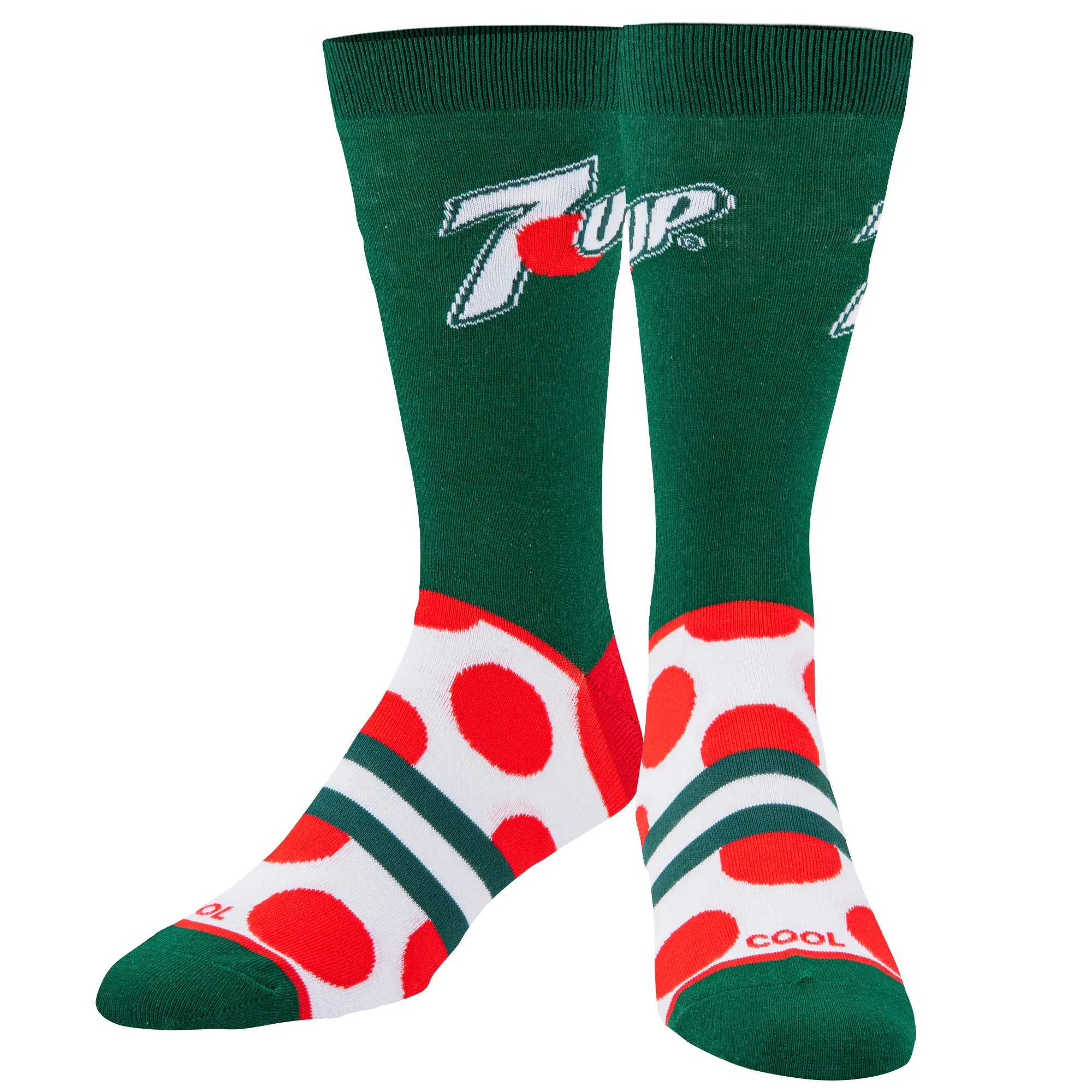 7UP Big Dots Men's Crew Socks sold by Odd Sox product image thumbnail 2