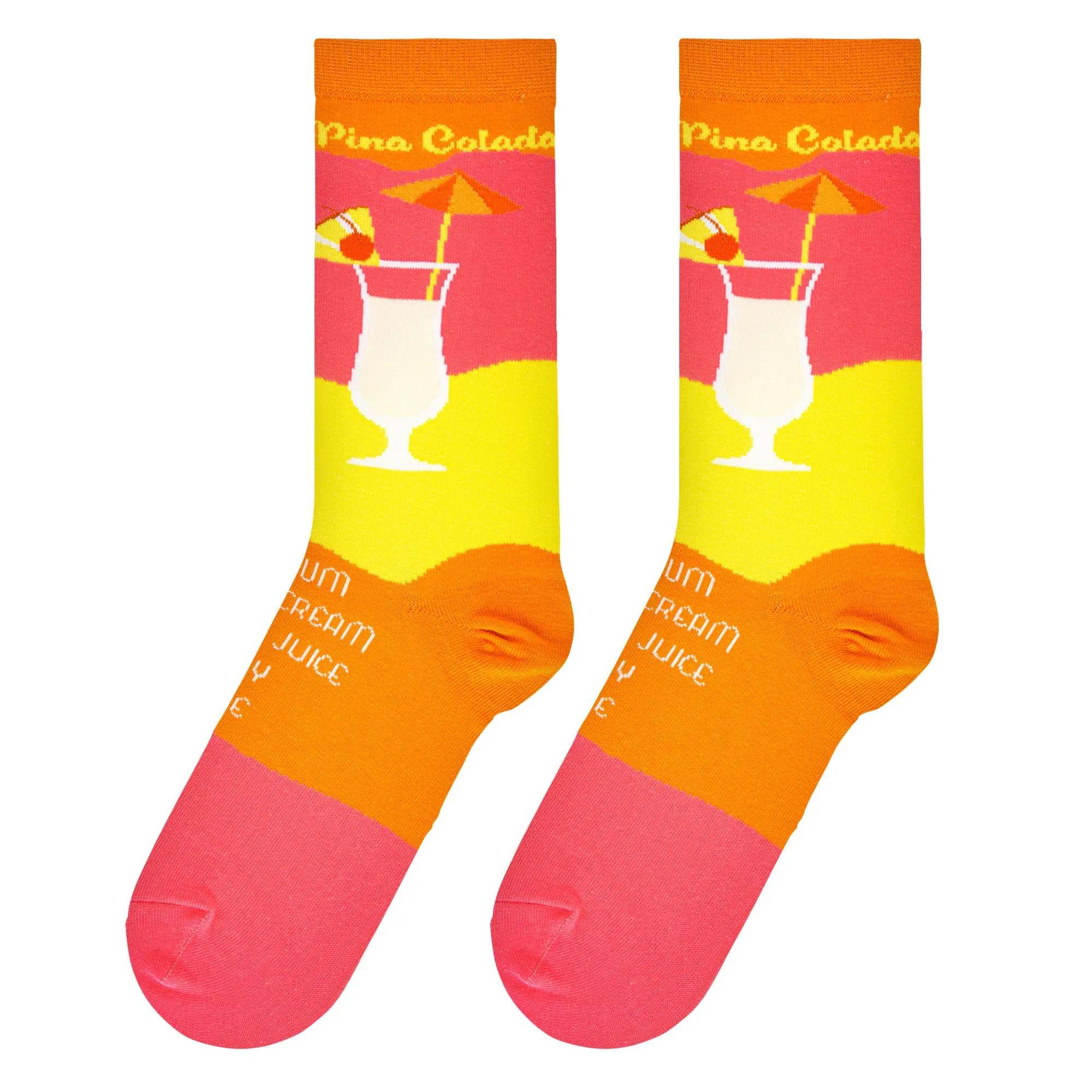 Pina Colada Recipe Women's Crew Socks sold by Odd Sox product image thumbnail 5