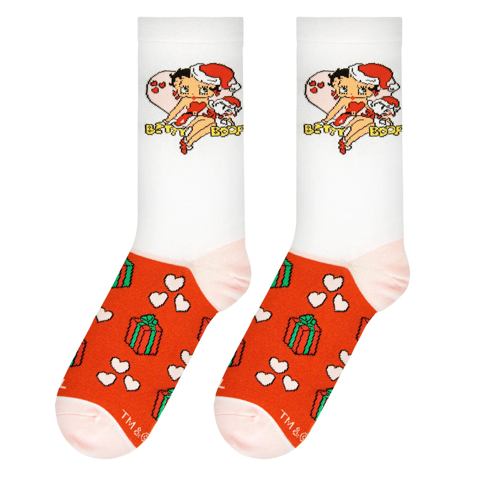 Betty Boop Christmas Women's Crew Socks sold by Odd Sox product image thumbnail 5