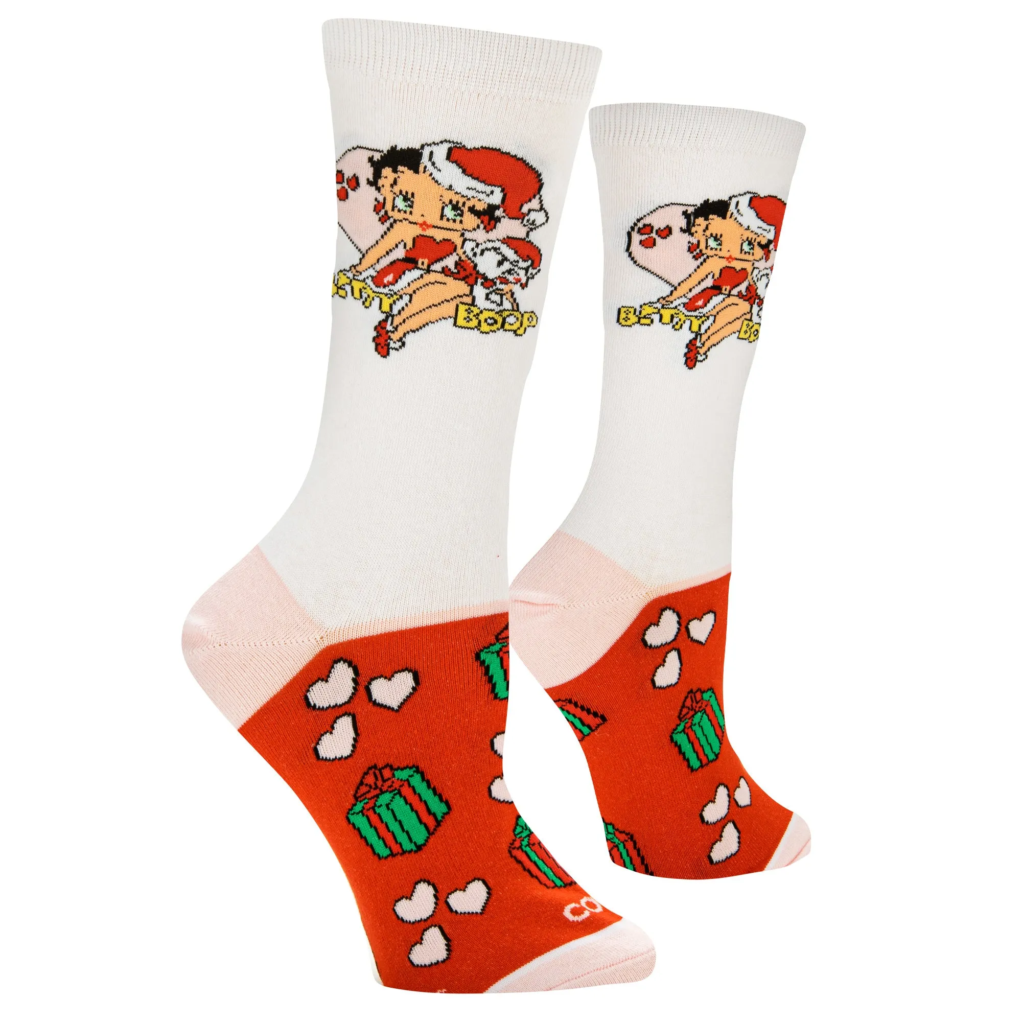 Betty Boop Christmas Women's Crew Socks sold by Odd Sox product image thumbnail 3