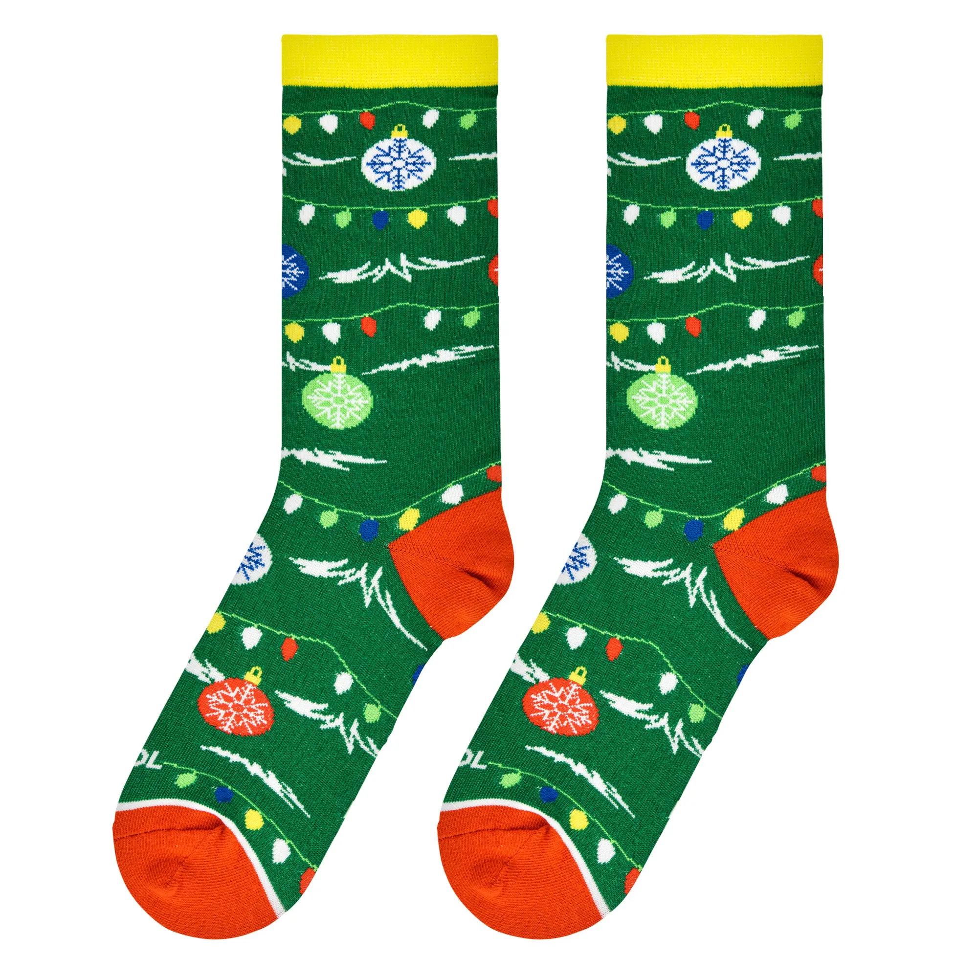 Christmas Tree Women's Crew Socks sold by Odd Sox product image thumbnail 5