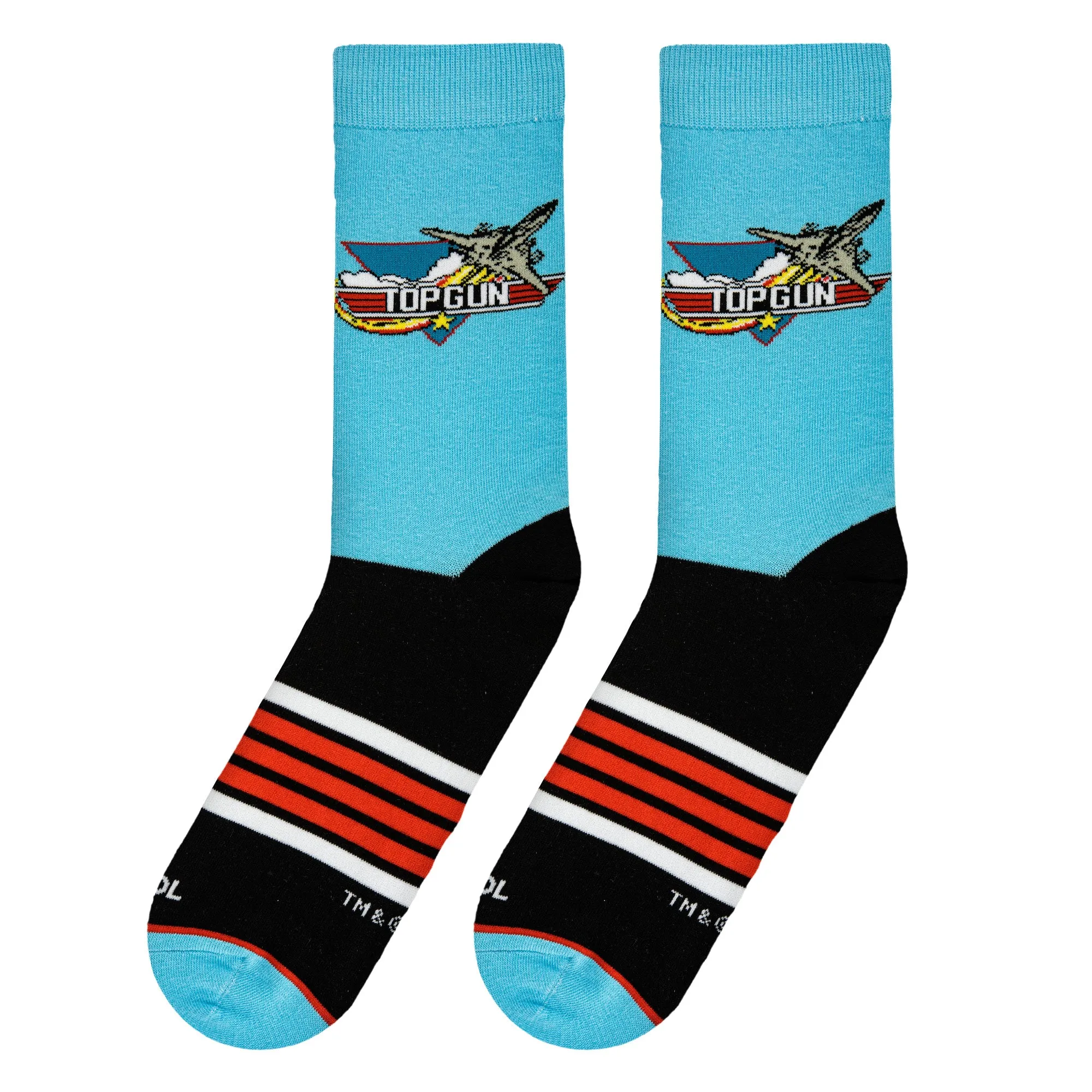 Top Gun Sky Men's Crew Socks sold by Odd Sox product image thumbnail 5