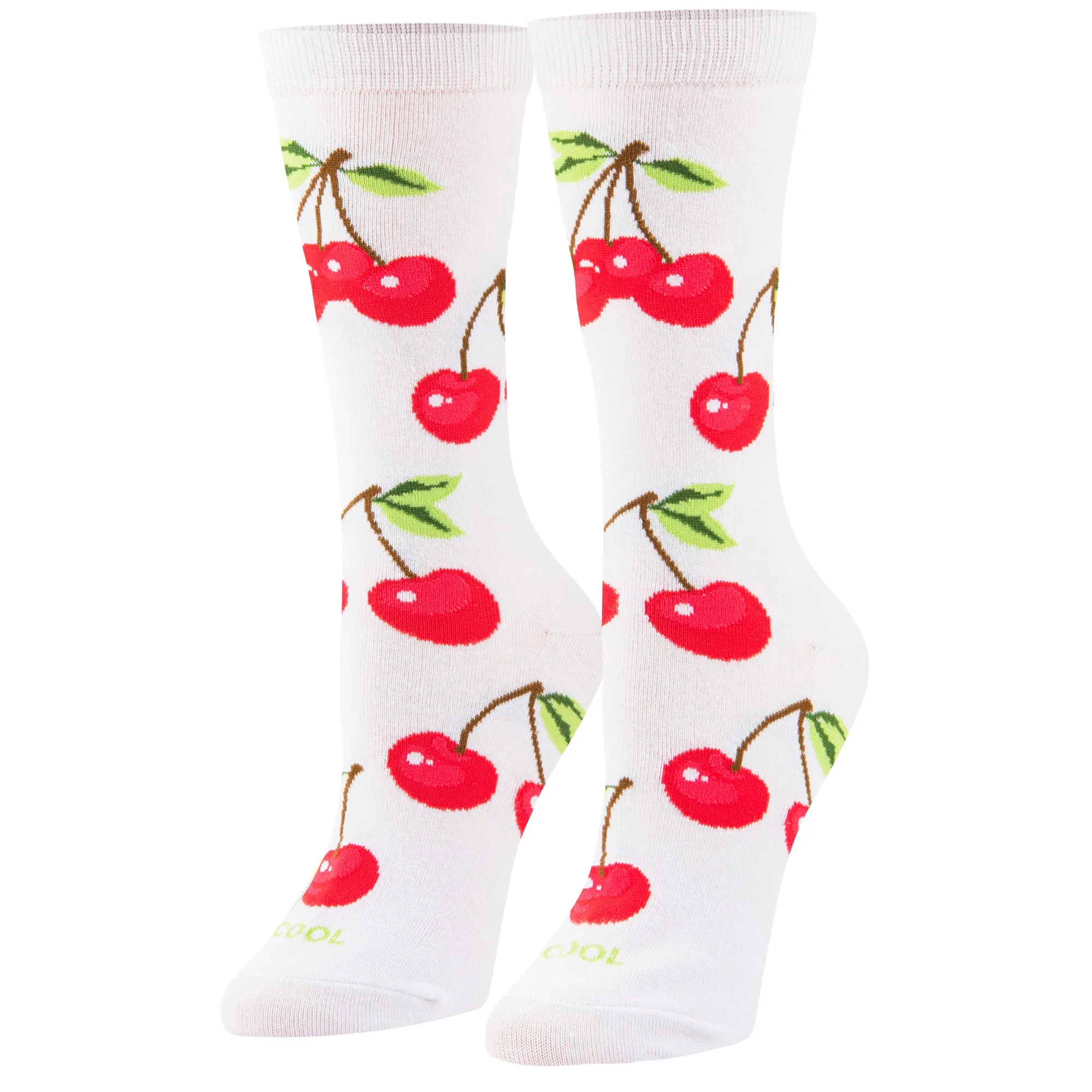 Cherry On Top Women's Crew Socks sold by Odd Sox