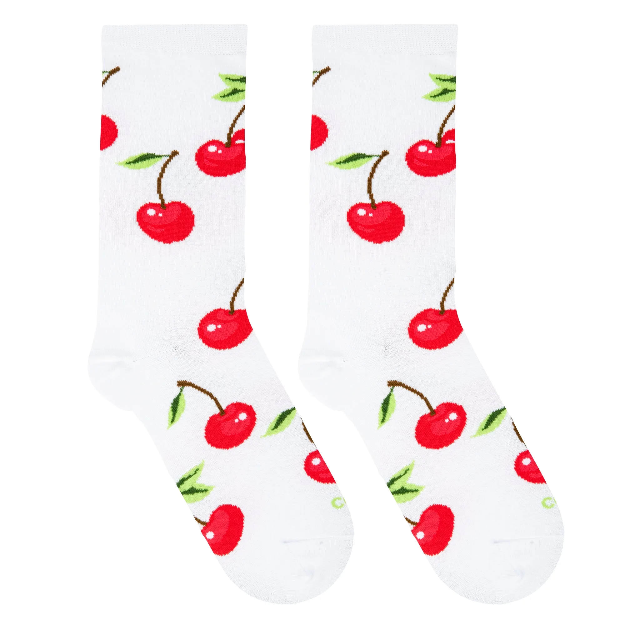 Cherry On Top Women's Crew Socks sold by Odd Sox product image thumbnail 5