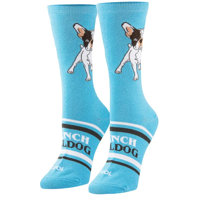 French Bulldog Women's Crew Socks sold by Odd Sox