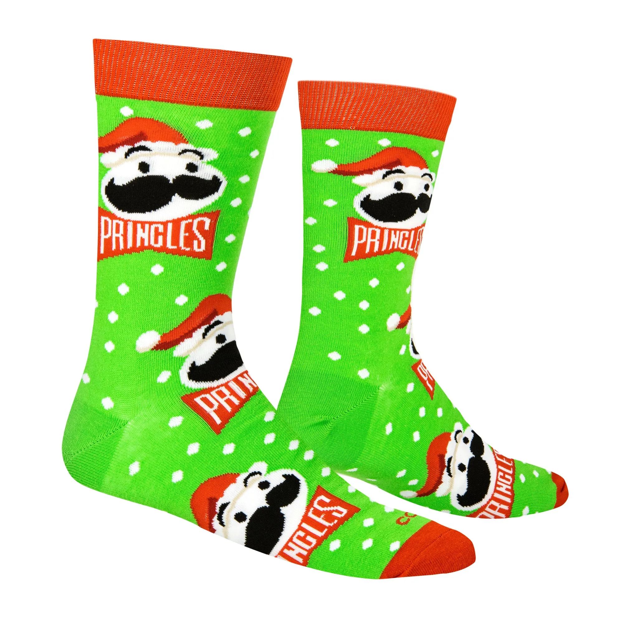 Pringles Christmas Men's Crew Socks sold by Odd Sox product image thumbnail 3