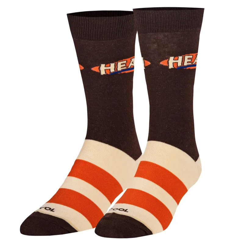 Heath Stripes Men's Crew Socks sold by Odd Sox