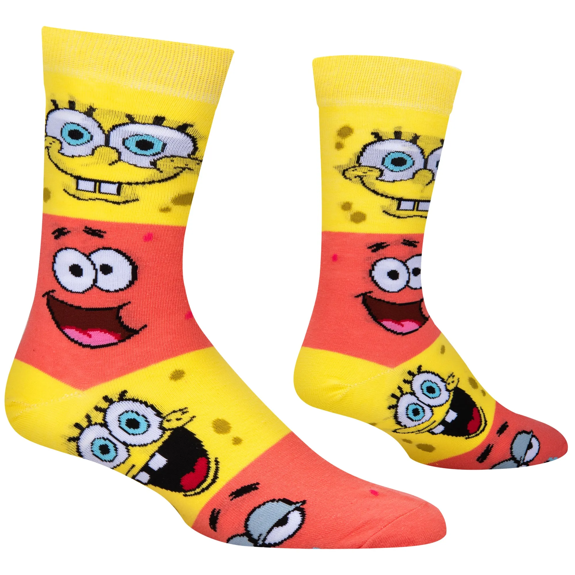 SpongeBob & Patrick Smiley Men's Crew Socks sold by Odd Sox product image thumbnail 3