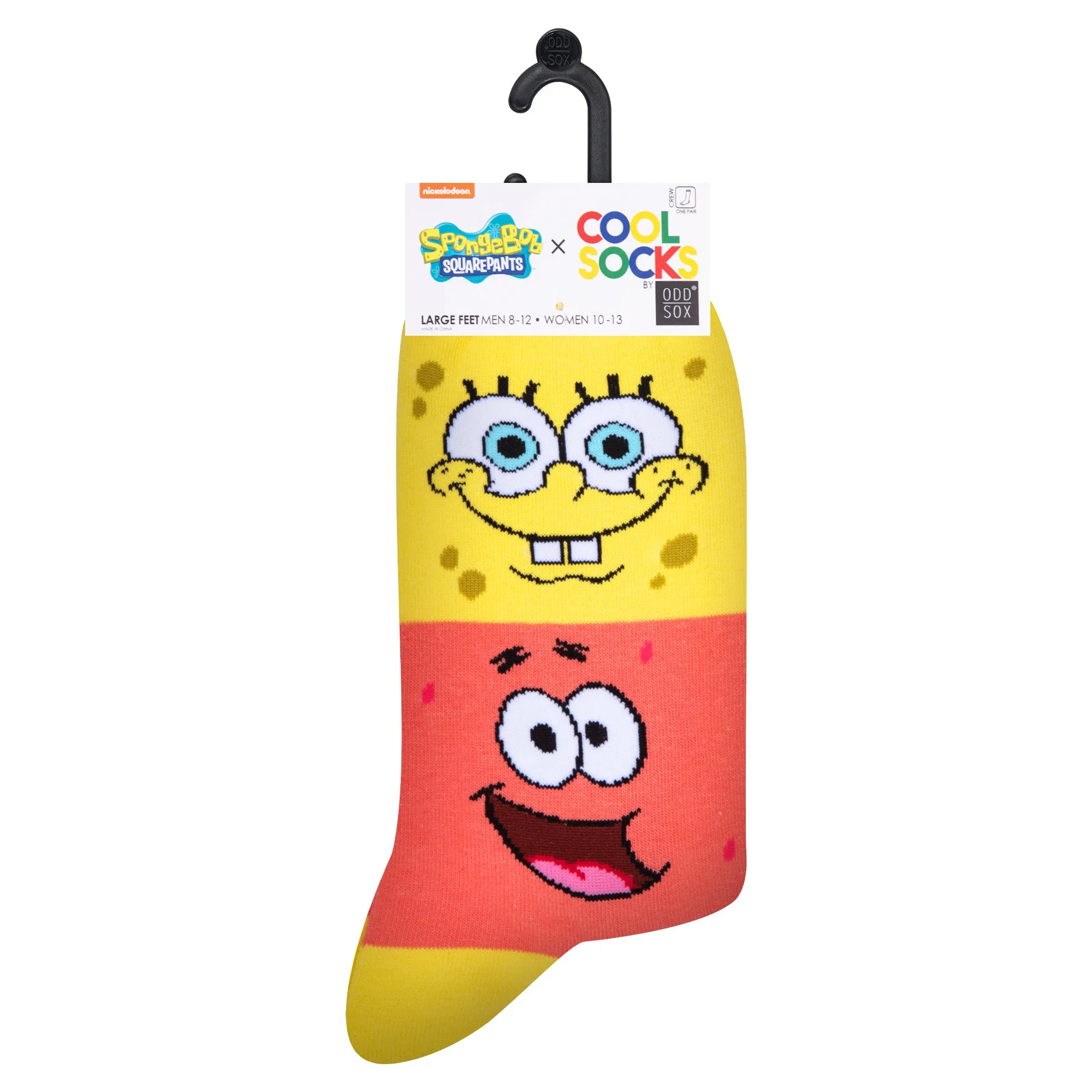 SpongeBob & Patrick Smiley Men's Crew Socks sold by Odd Sox product image thumbnail 5